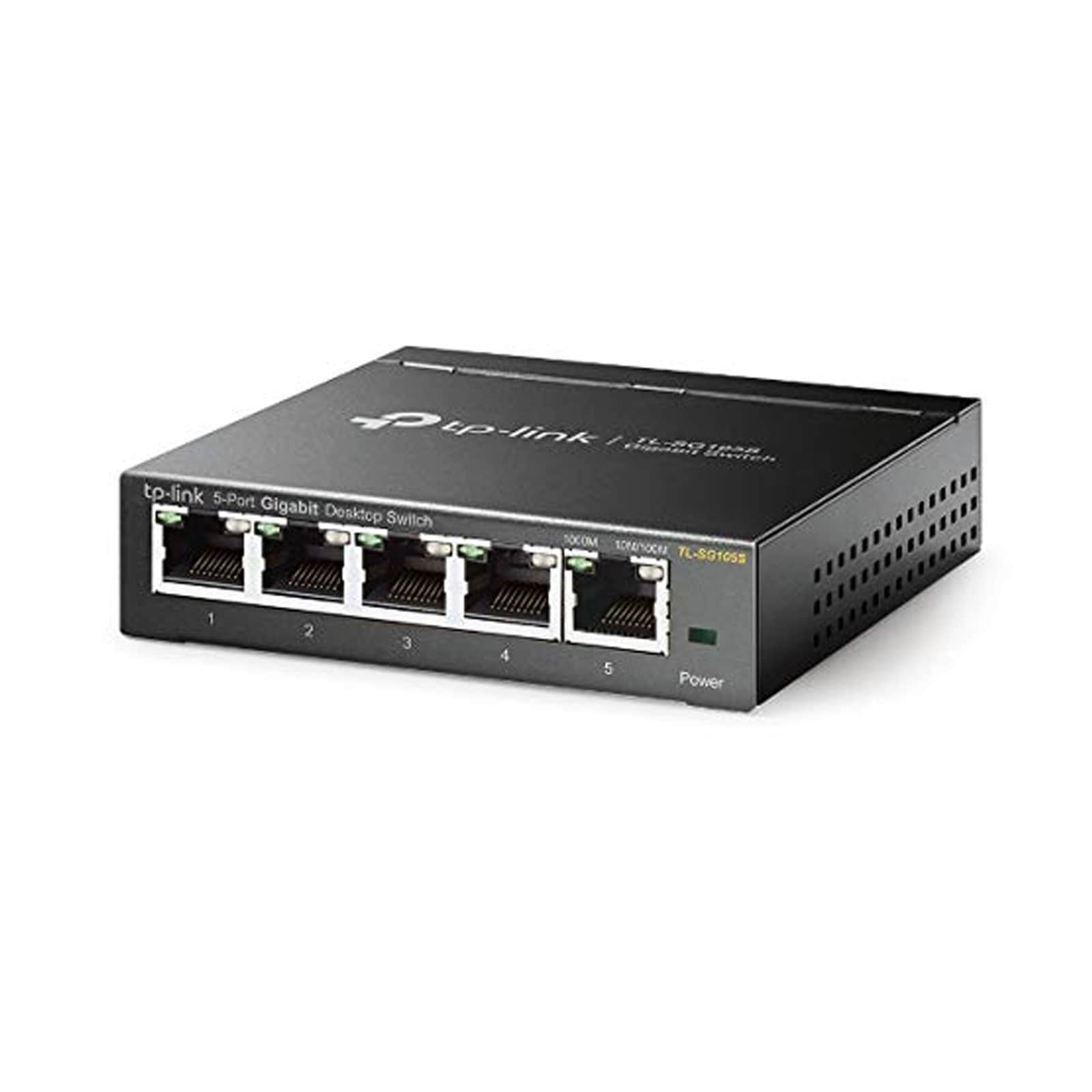 TP-Link TL-SG105S 5-Port Gigabit Desktop Switch 