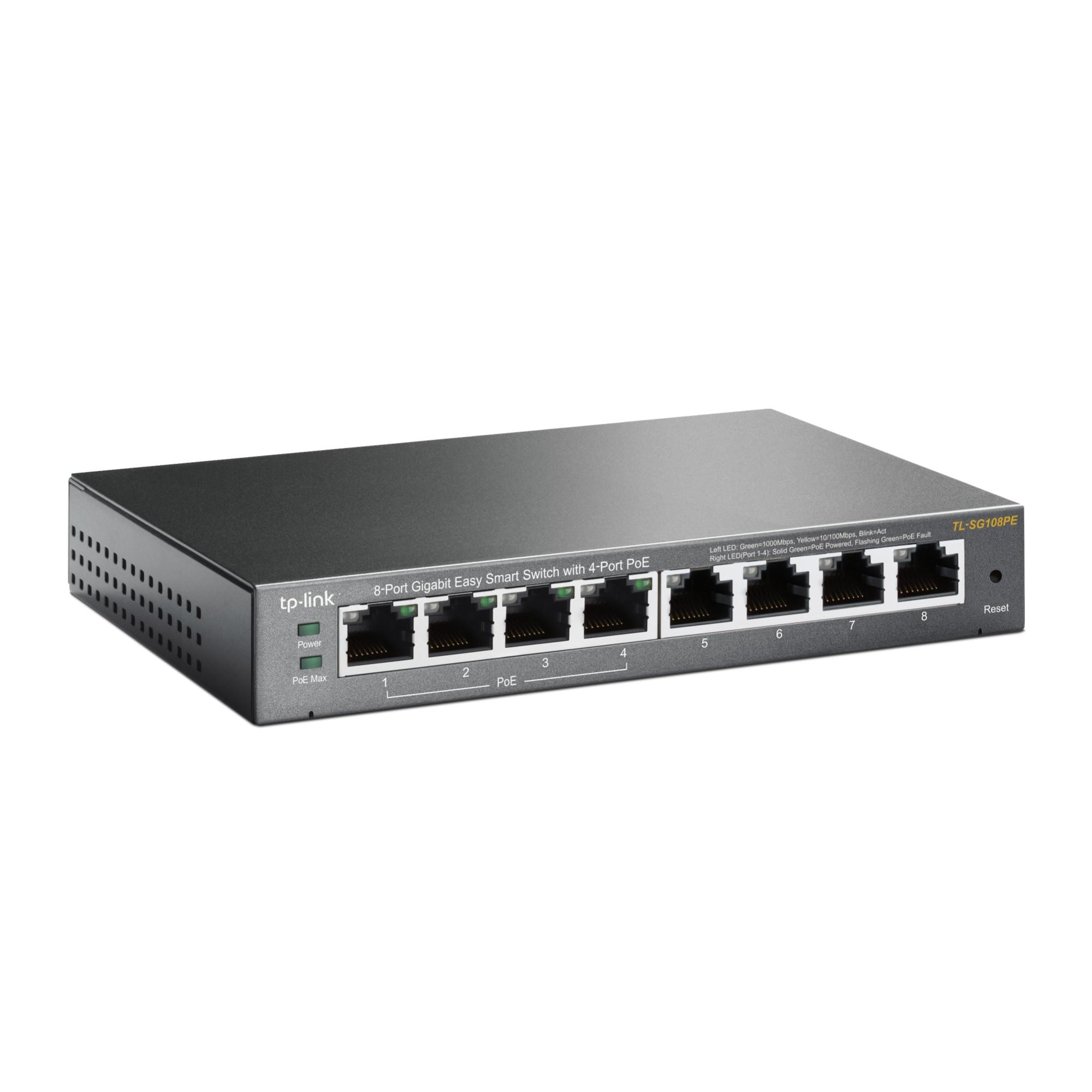 TP-Link TL-SG108PE 8-Port Managed PoE Switch 