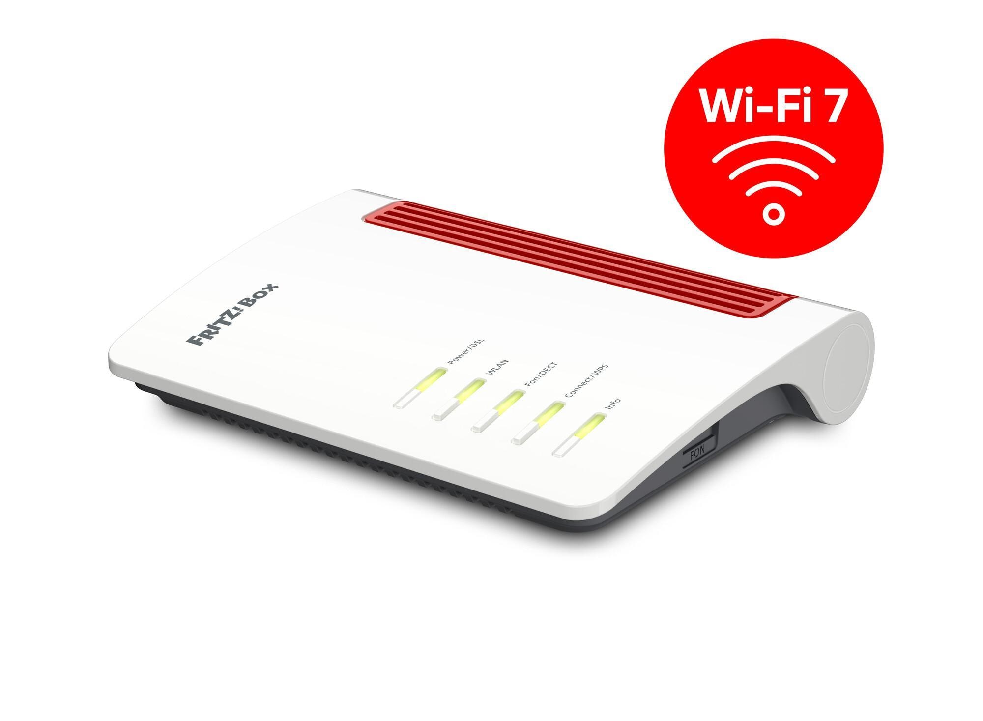 FRITZ!Box 7632 Router (bis zu 1.000 MBit/s, Unterst&uuml;tzt VDSL-Anschl&uuml;sse bis 300 MBit/s, ADSL2+ und ADSL, 1 x 2,5-Gigabit-WAN/LAN, 3 x Gigabit-LAN,) 