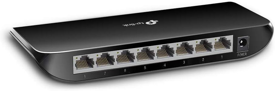 TP-Link TL-SG1008D 8-Port-Gigabit-Desktop-Switch Netzwerk-Switch 