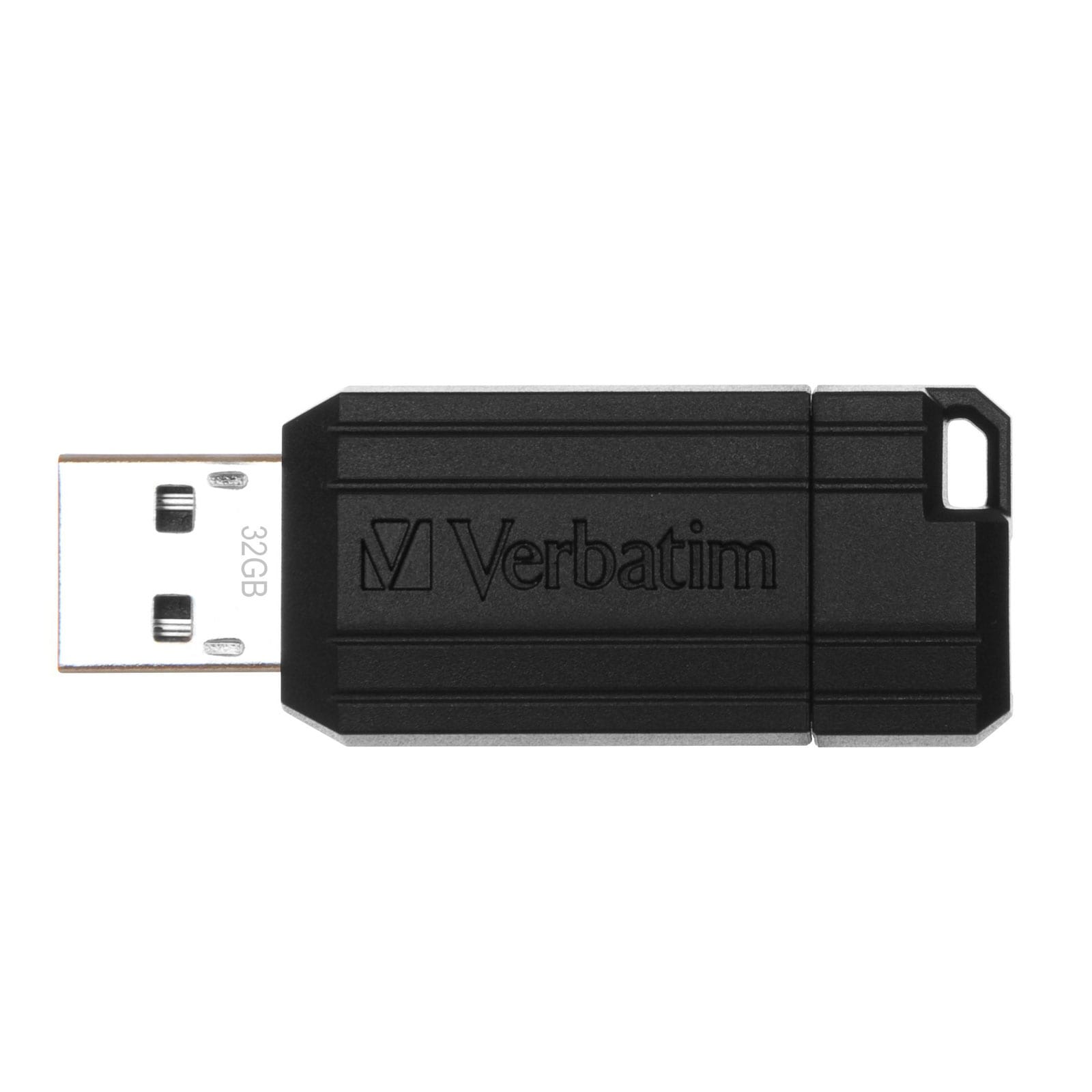 VERBATIM PinStripe USB 2.0 32 GB schwarz USB-Stick 
