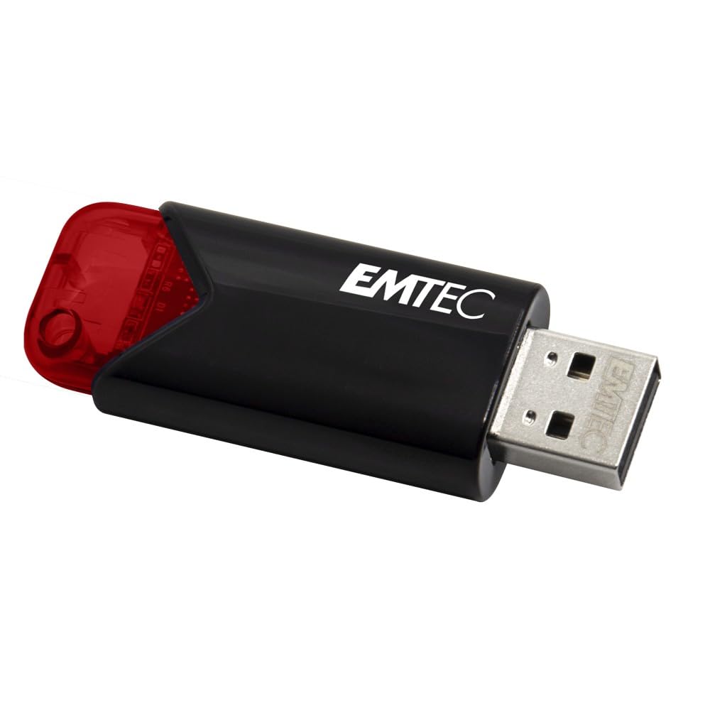 EMTEC B110 Click Easy 3.2 256GB USB-Stick, Rot (ECMMD64GB113) 