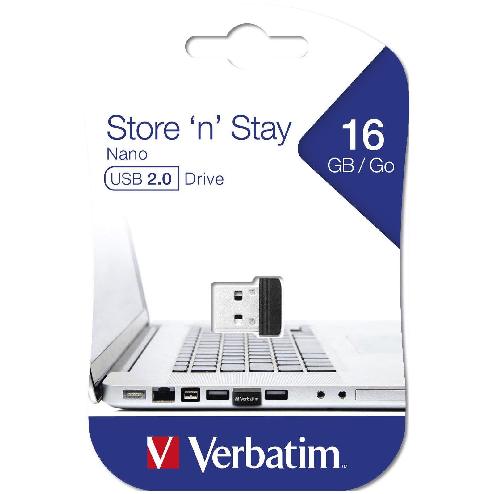 Store 'n' Stay Nano USB 2.0 16 GB schwarz 