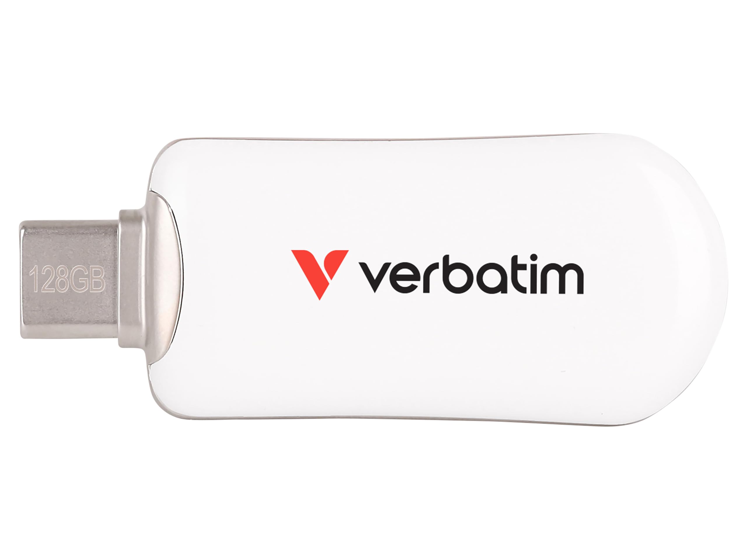 Verbatim Plectra USB-C Flash Drive 128GB, Wei&szlig; (30229) 