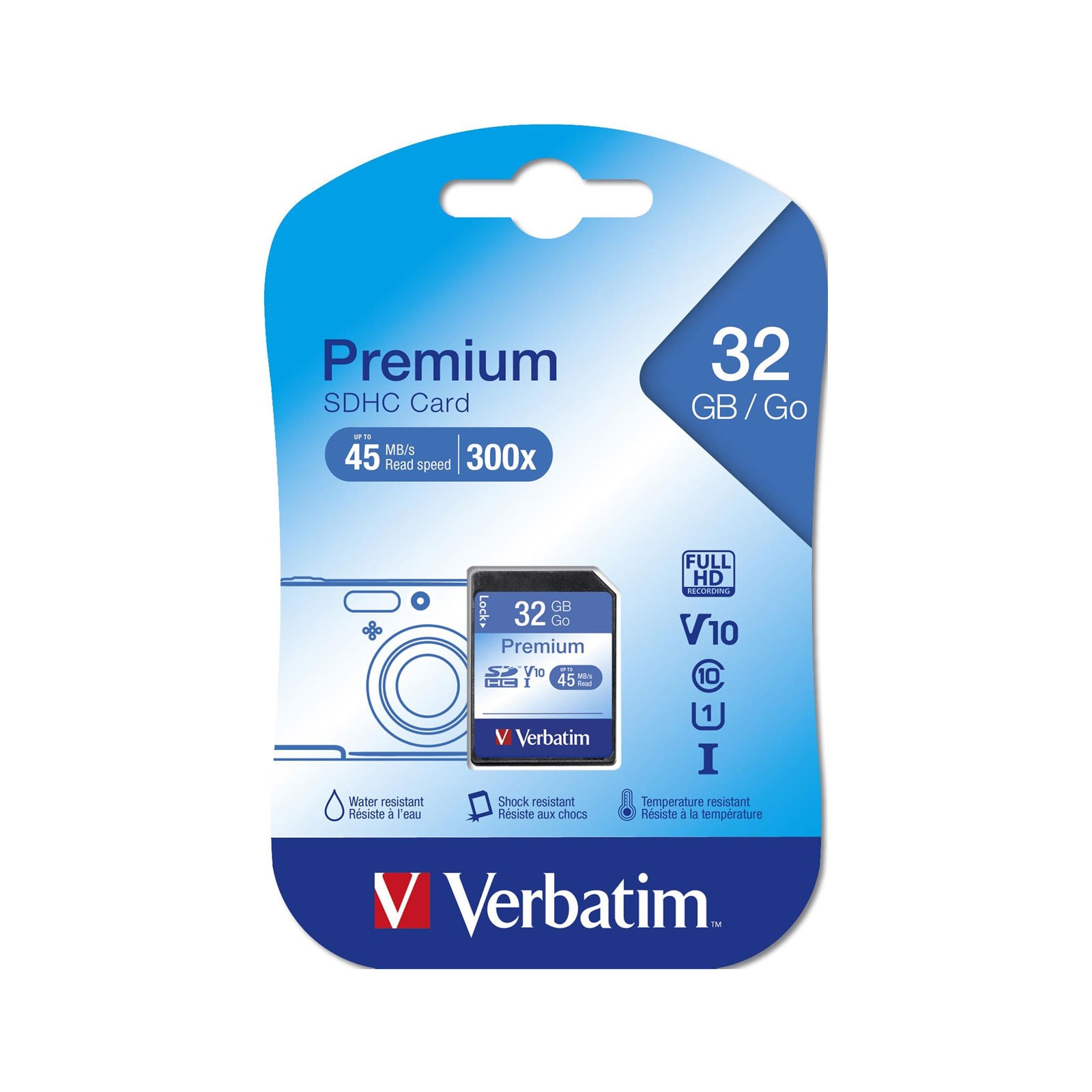 Verbatim Premium SDHC 32 GB Speicherkarte 
