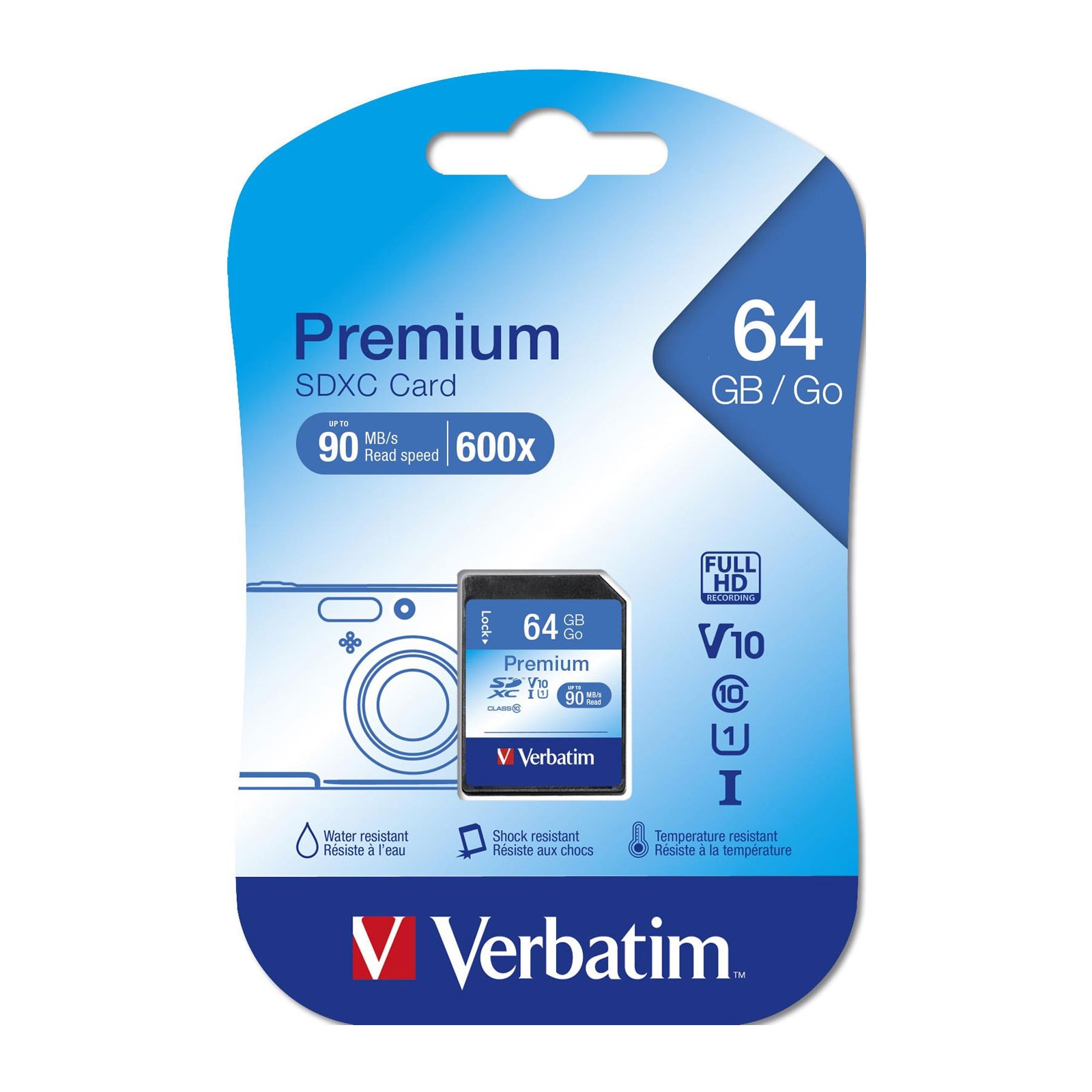 Verbatim SDXC 64GB Premium Speicherkarte 