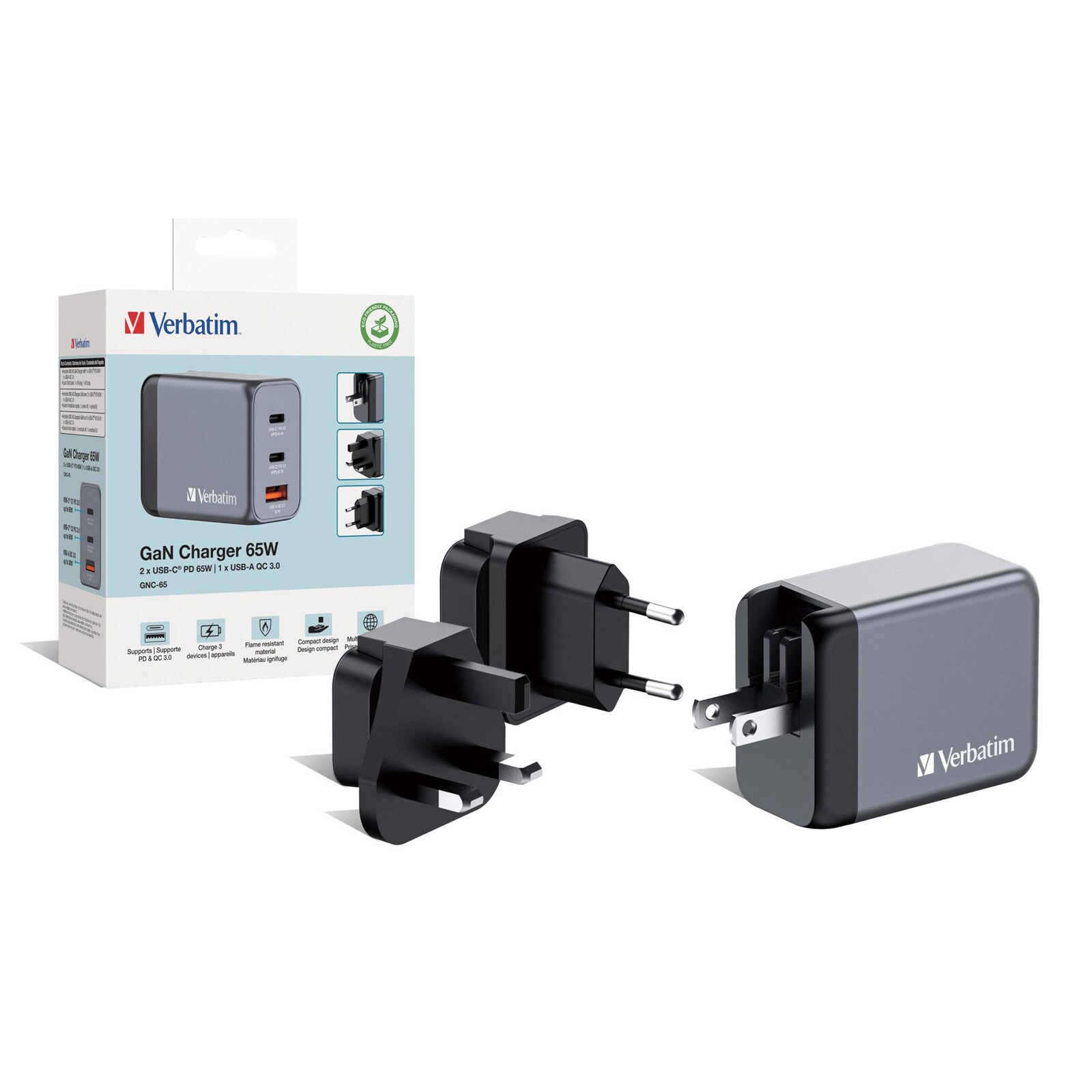 VER 32201 GNC-65 GaN Charger3 
