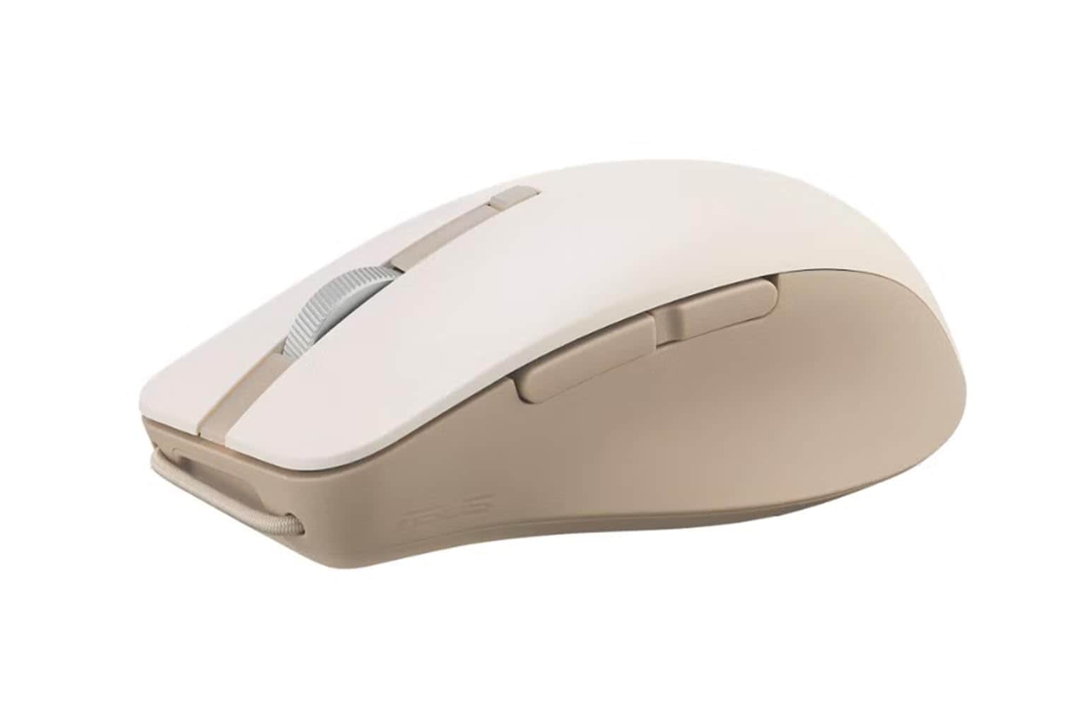 ASUS SmartO MD200 Silent Plus Maus, Beige (RF Wireless, Bluetooth) 