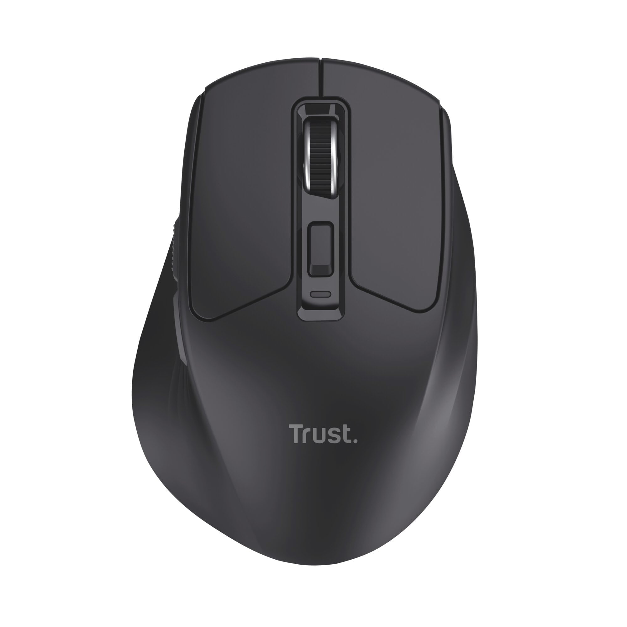 Trust Niven Komfortable Funkmaus mit Mehrger&auml;te-Anschluss, Schwarz (26021, Bluetooth, Funk) 