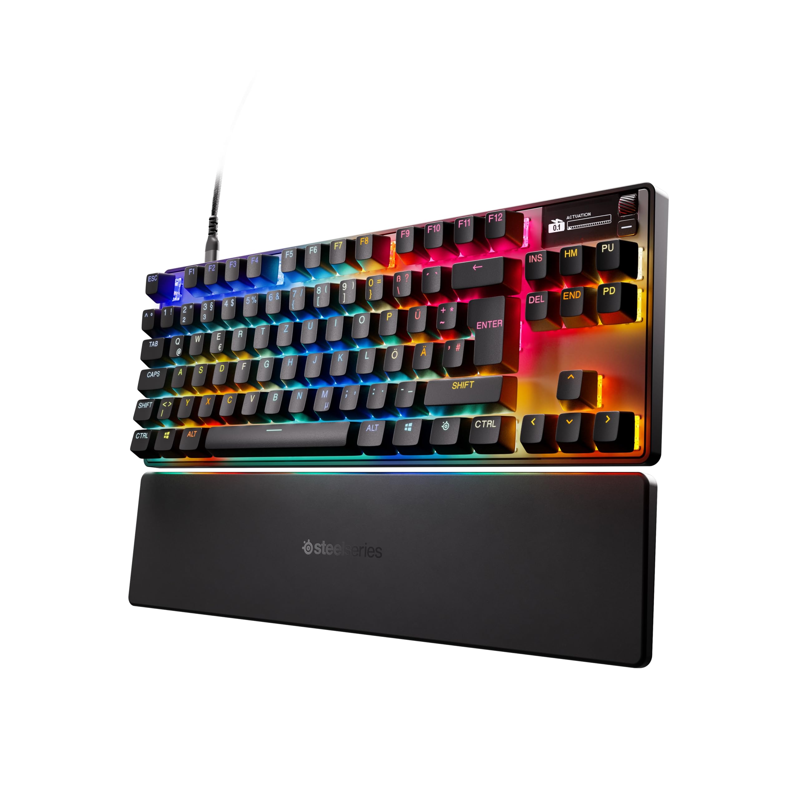 Steelseries Apex Pro TKL Gen 3 - DE (OmniPoint 3.0 einstellbare HyperMagnetic-Schalter, RGB) 