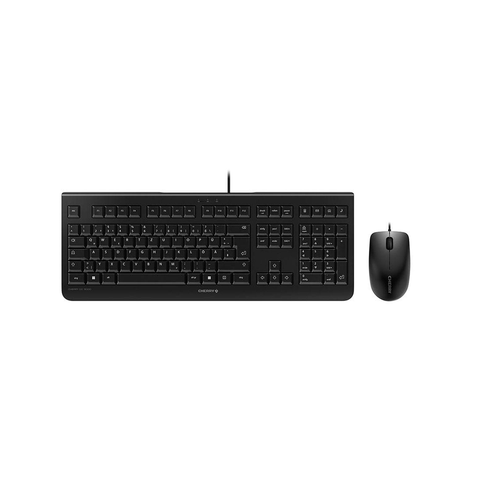 Cherry DC 2000 Maus und Tastatur schwarz 