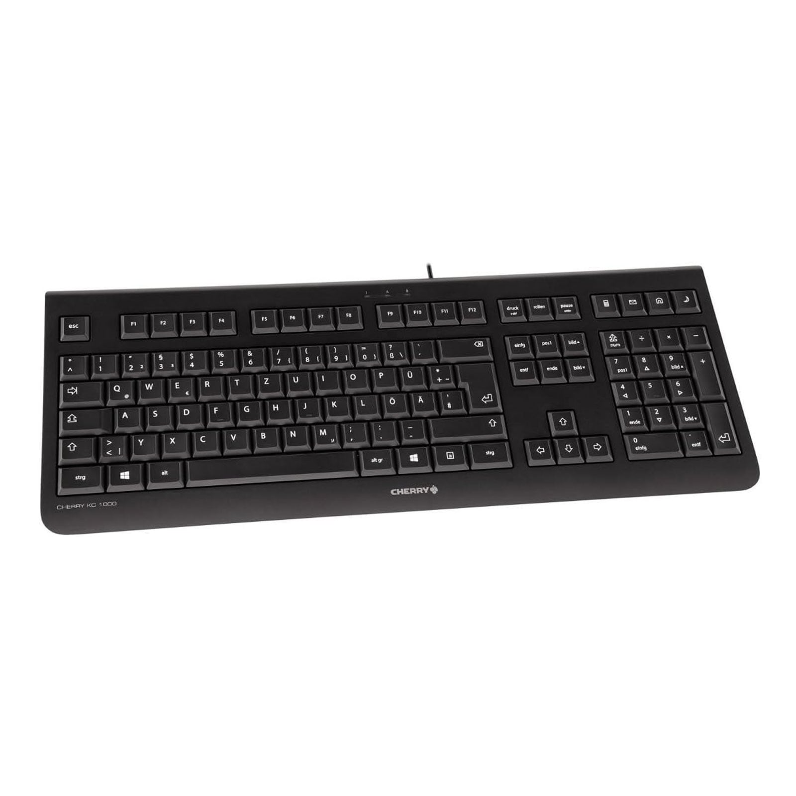 CHERRY Tastatur KC 1000, Schwarz (DE-Layout) 