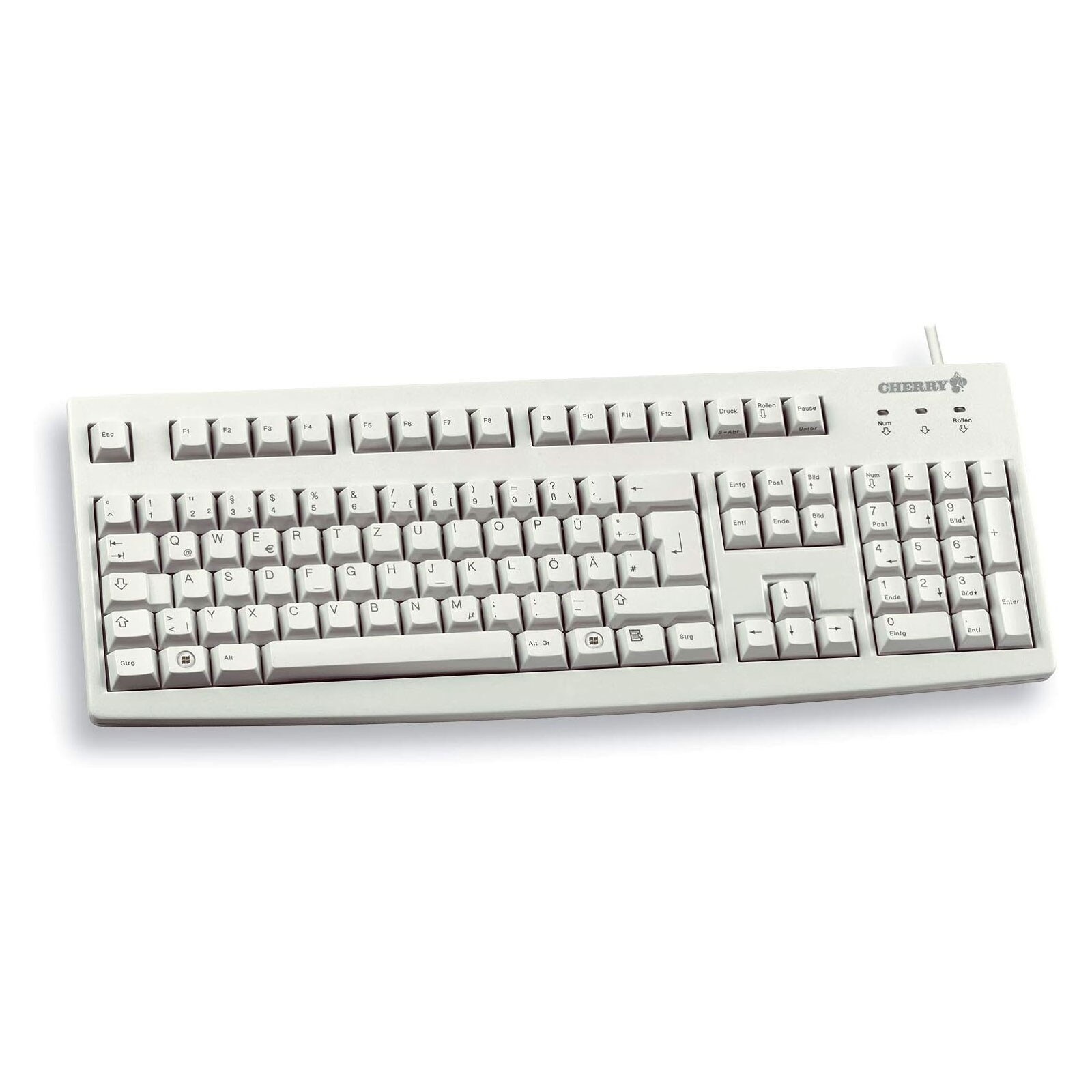 CHERRY Tastatur G83-6105, Grau (DE-Layout/QWERTZ) 