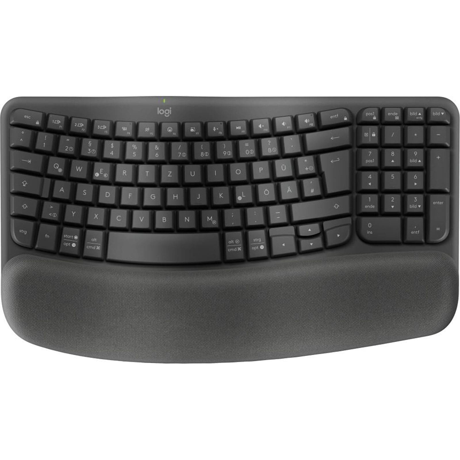 Logitech Wave Keys ergo graphite 