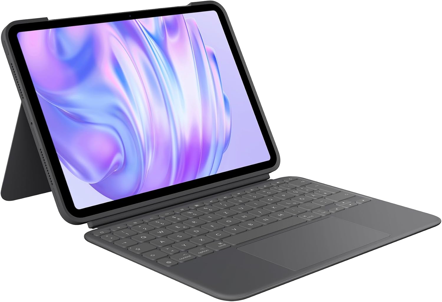 Logitech Logitech Combo Touch Keyboard Case f&uuml;r 11" iPad Pro (M4), Schwarz Tablet-Tastatur mit Bookcover 