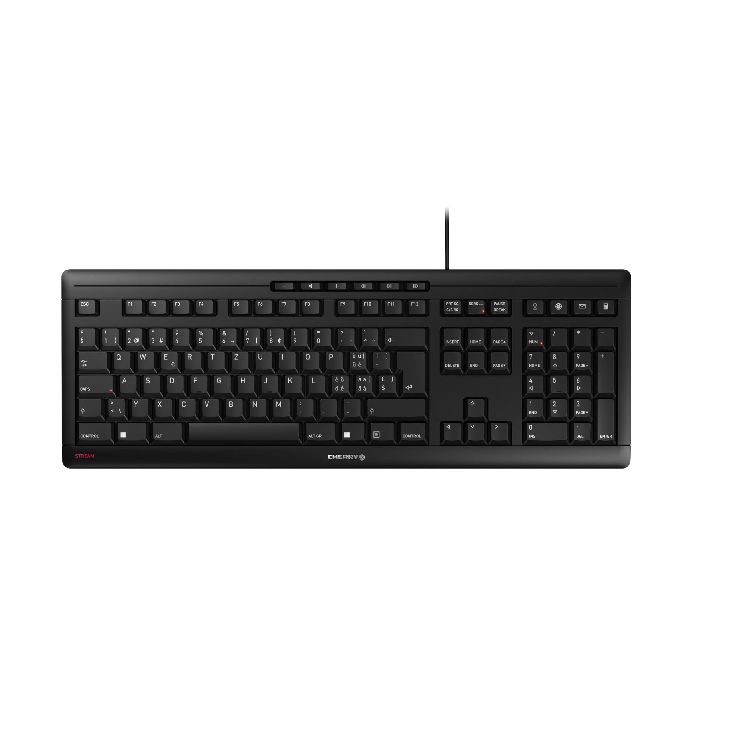 CHERRY TAS STREAM KEYBOARD Cor 