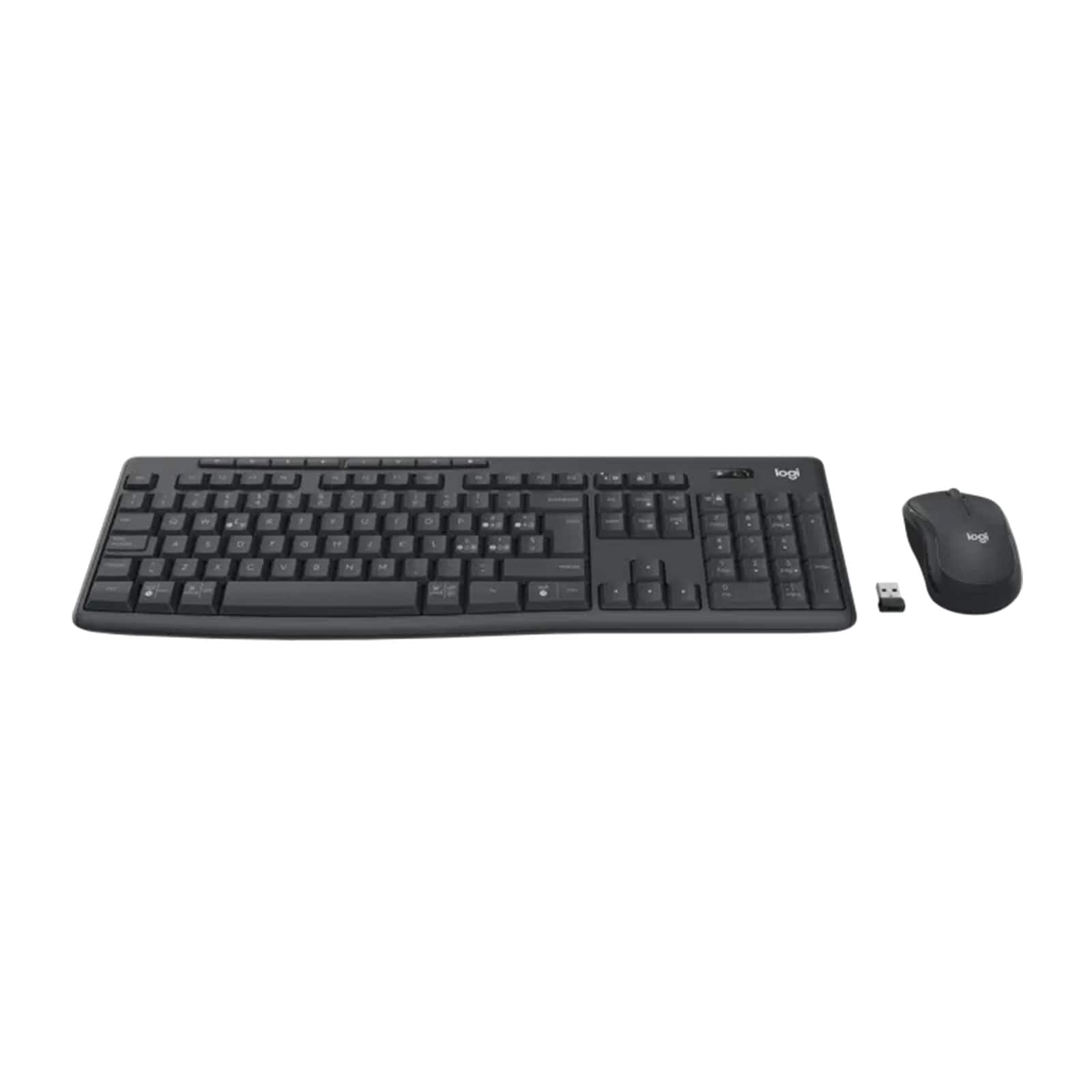 Logitech MK370 Combo Tastatur-Maus-Set Graphite 
