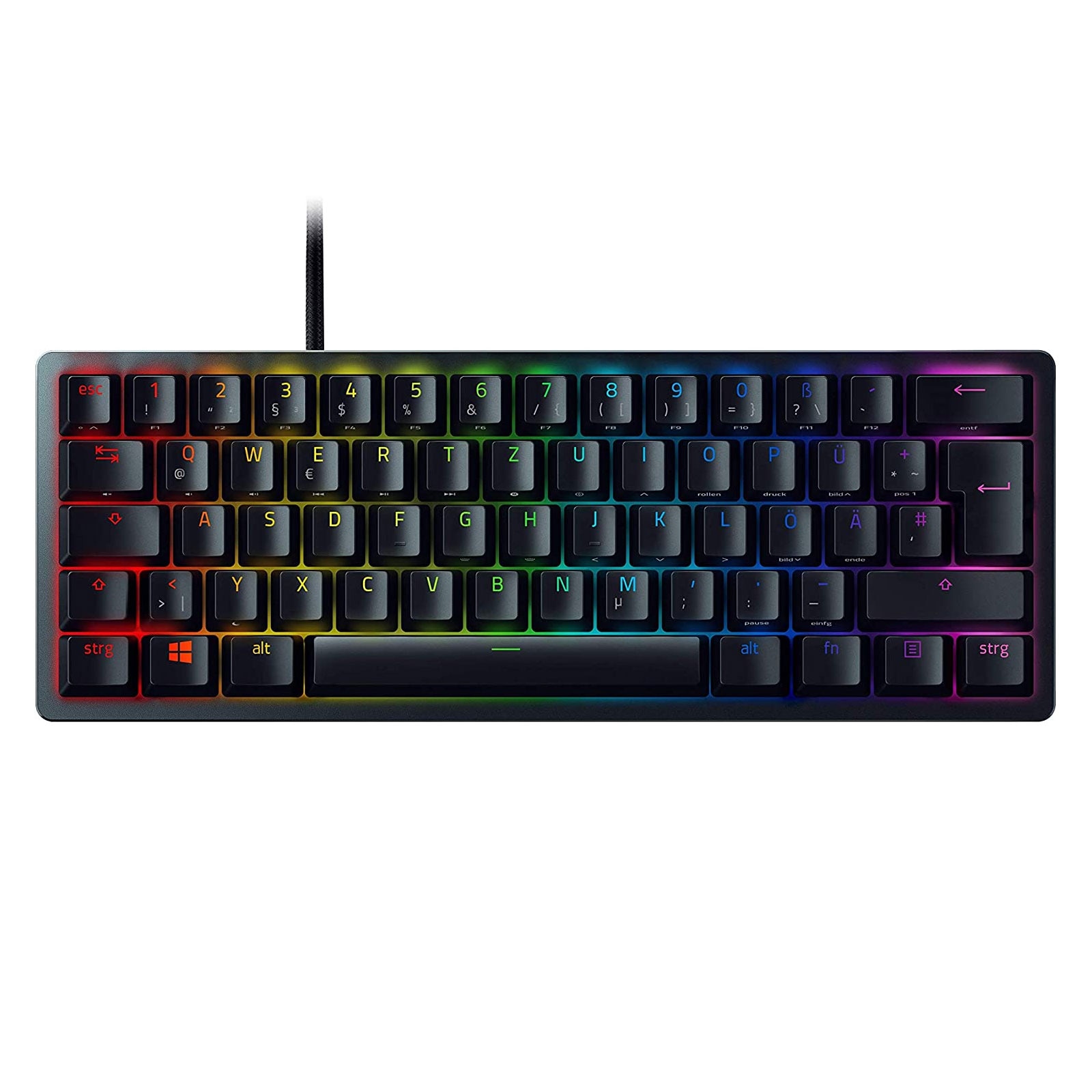 Razer Huntsman Mini Purple Switch German Layout Tastatur(RZ03-03391700-R3G1) 