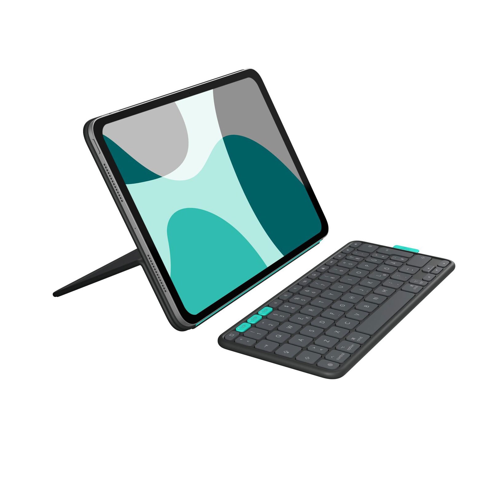 Logitech Folio Touch, graphite, f&uuml;r iPad Pro &; iPad Air 11 Zoll Tablet-Tastatur 