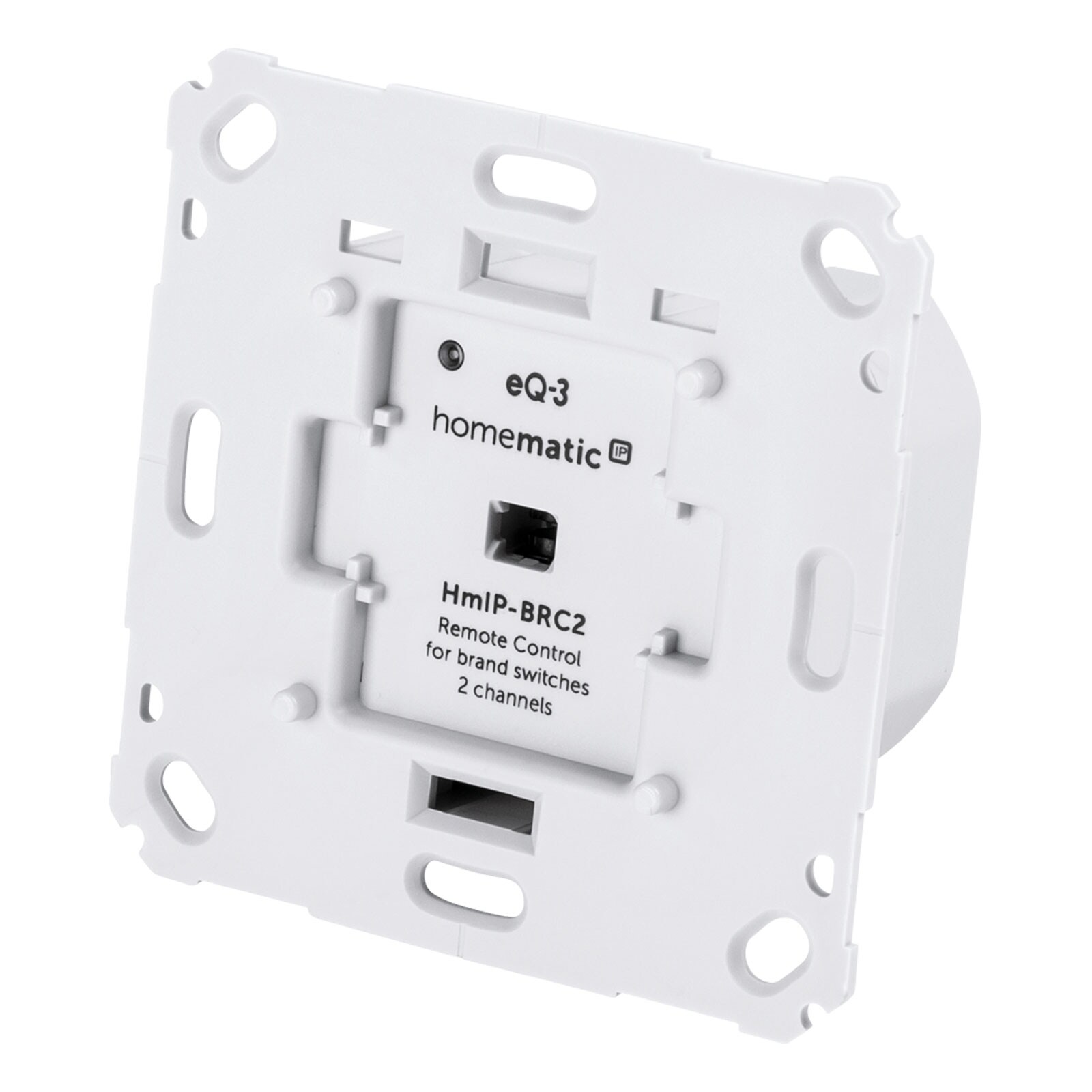 eQ-3 HMIP Wandtaster f&uuml;r Markenschalter 2-fach 