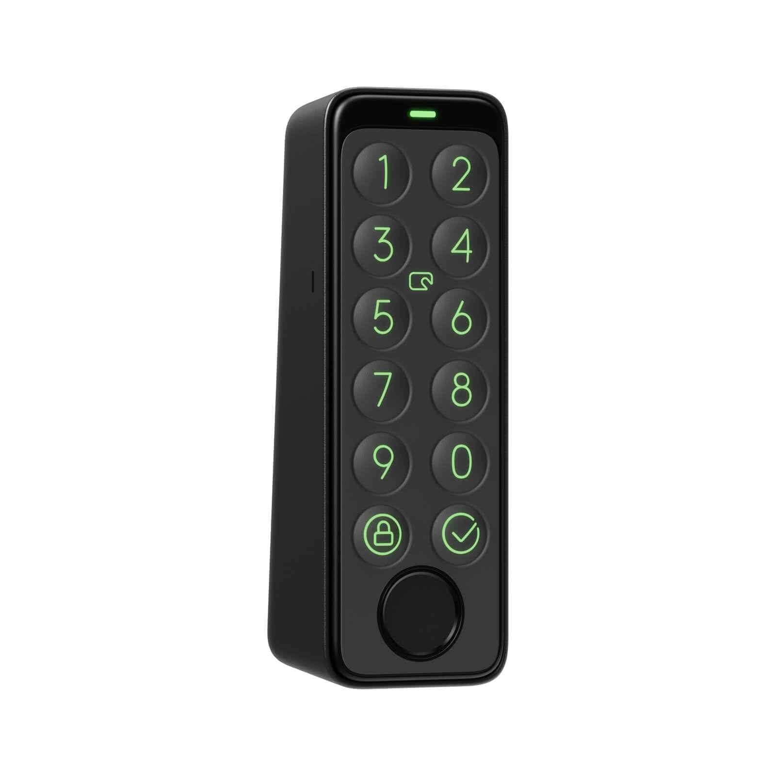 SwitchBot Keypad Touch, Smartes Codeschloss f&uuml;r Lock Pro, mit Fingerabdrucksensor und Appsteuerung, Schwarz 