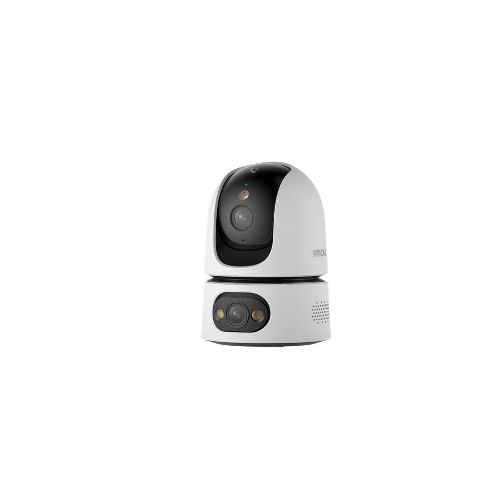 Imou Ranger Dual Pro 3MP+3MP WLAN Innenkamera mit 2 Objektiven, 360&deg; PTZ, Dualband WiFi 6, Vollfarb-Nachtsicht, Personen- & Haustiererkennung, Auto-Tracking, Sirene, 2-Wege-Audio, microSD bis 256GB 
