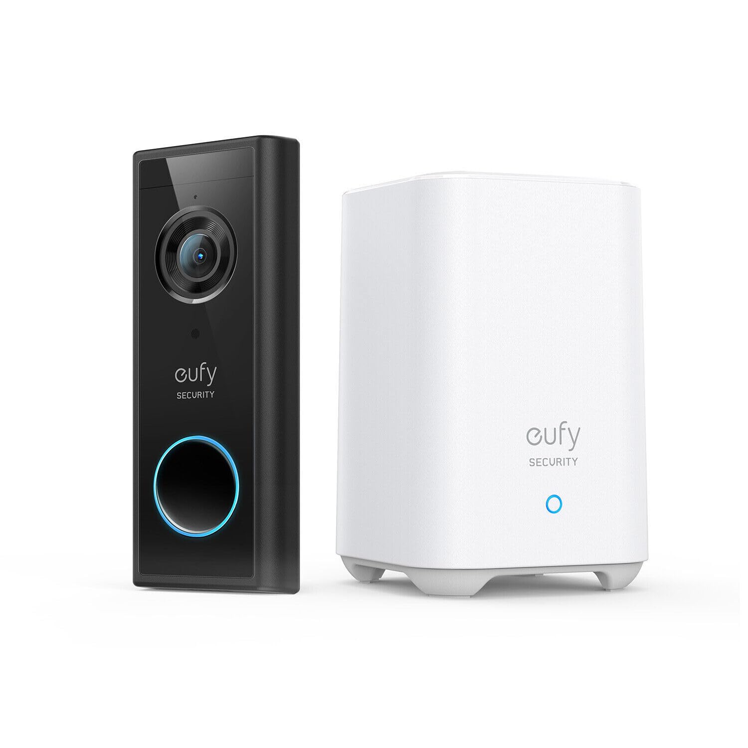 eufy 2K Videot&uuml;rklingel (Akkugeladen) mit Homebase schwarz 