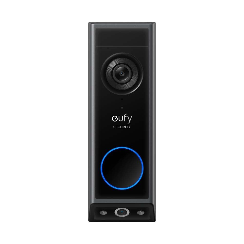 eufy Video Doorbell E340 + Chime, T&uuml;rklingel mit Kamera, Schwarz/Wei&szlig; (Amazon Alexa, Google Assistant, E8214311) 