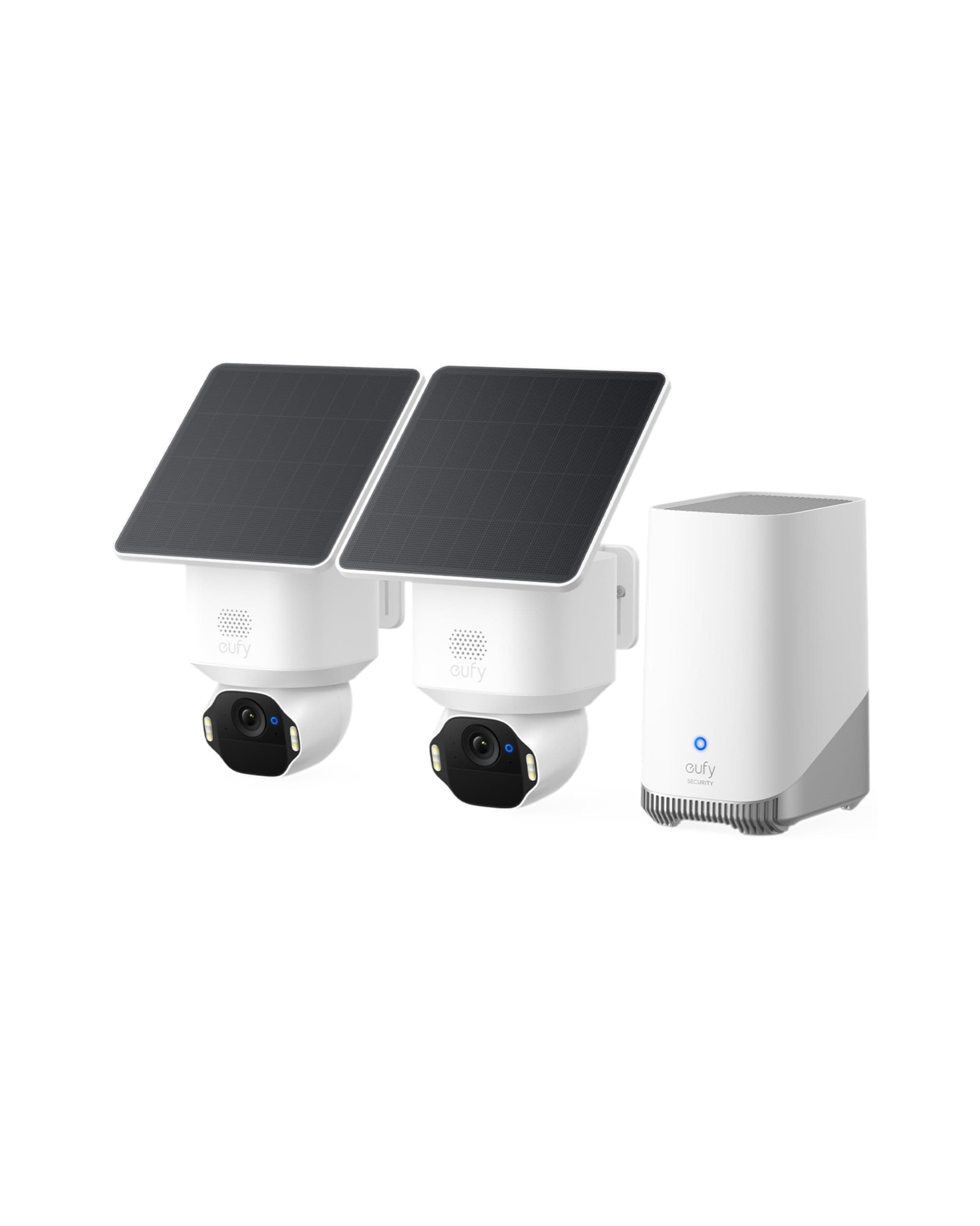 eufy SoloCam E42 2-Kamera-Kit Au&szlig;enkamera (&Uuml;berwachungskamera, Solar, WLAN, 4K) 