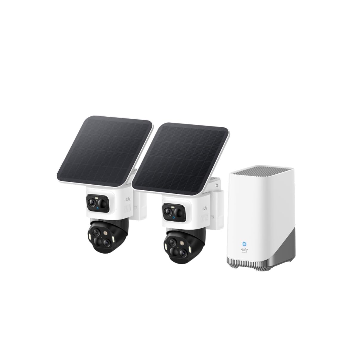 eufy Cam S4 2-Cam Kit + Homebase S380 (&Uuml;berwachungskamera, f&uuml;r den Au&szlig;enbereich, WLAN, Alexa, Google Assistent, steuerbar &uuml;ber App) 