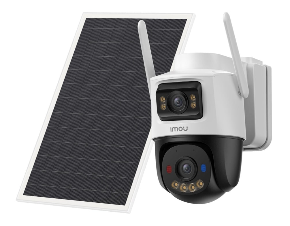 Imou AOV Dual Kit 5+5mp mit Solarpanel aussen Schwarz Weiss 