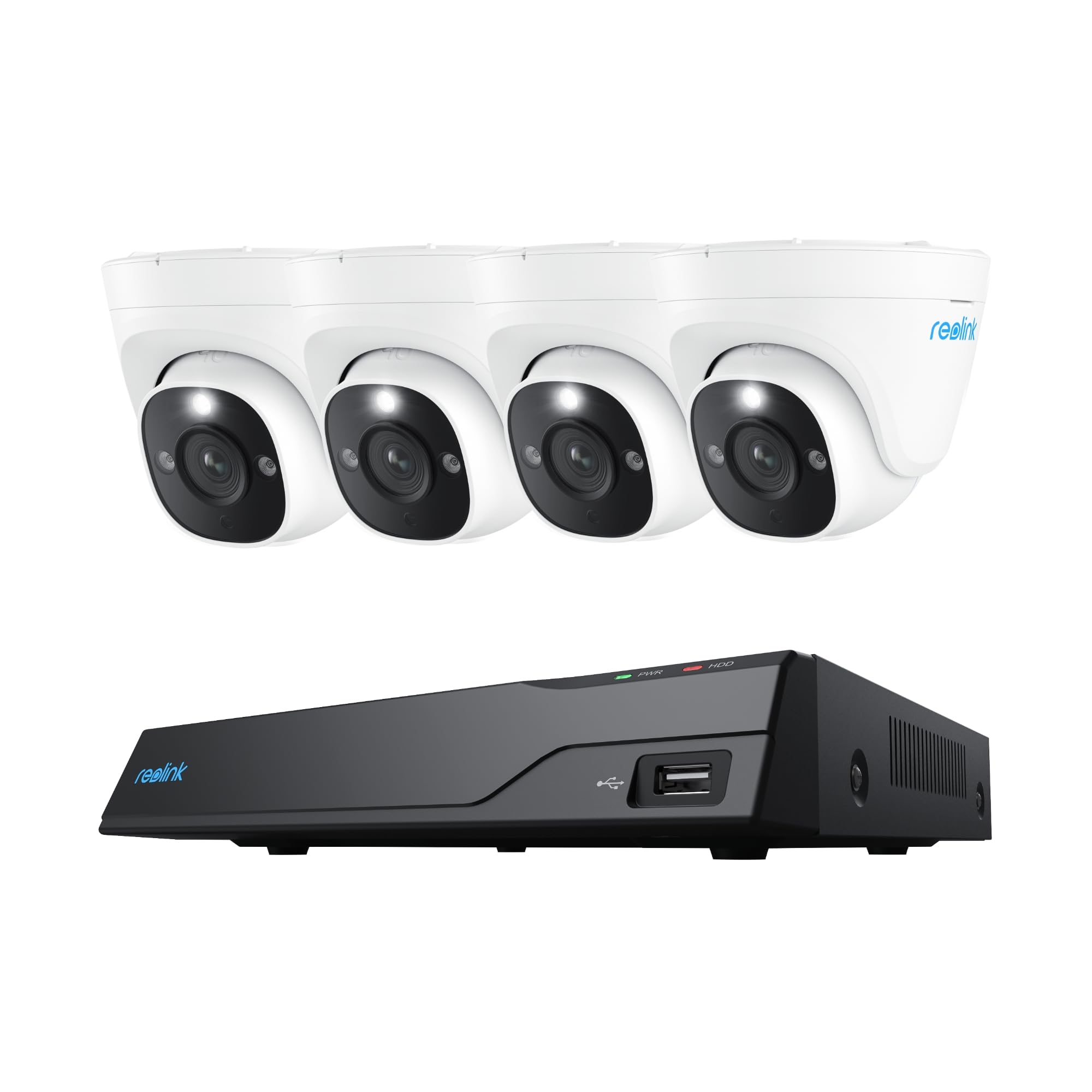 Reolink REO - NVS8 12MD4 POE NVR SET &Uuml;berwachungskameras 