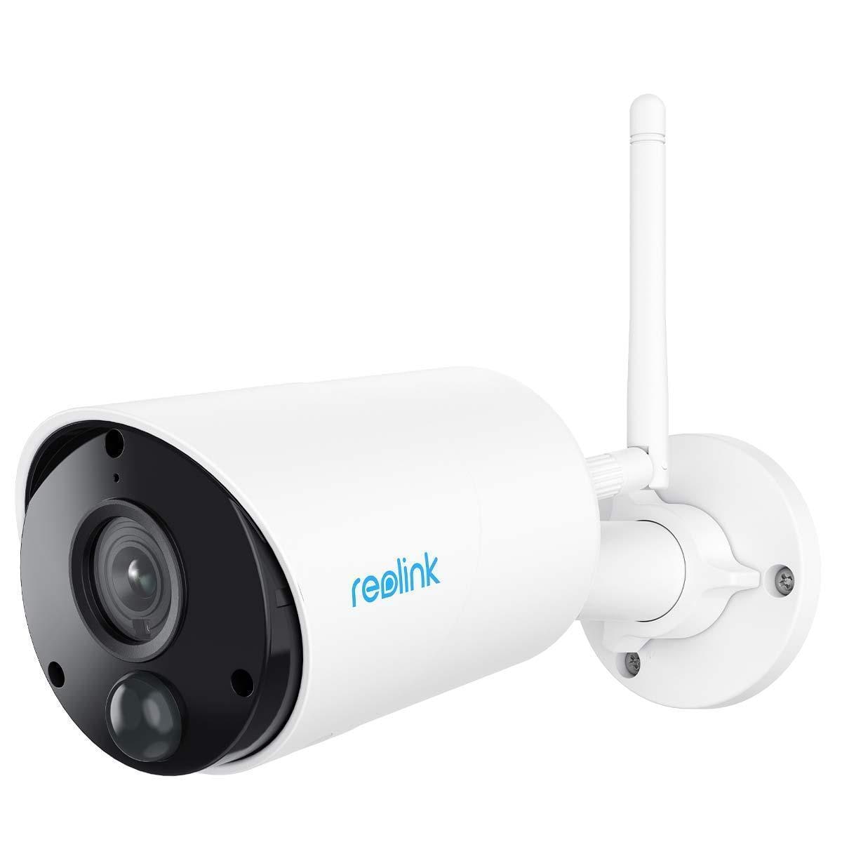 Reolink Argus Series B320 5MP, Wei&szlig; Au&szlig;enkamera (&Uuml;berwachungskamera, WLAN, Kompatibel mit Amazon Alexa, Google Assistant) 