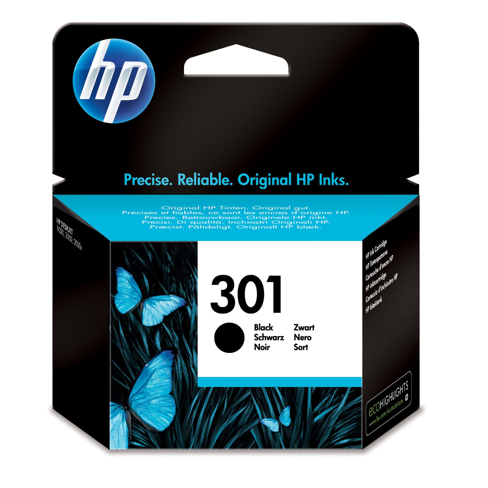 HP Druckerpatrone 301 schwarz 