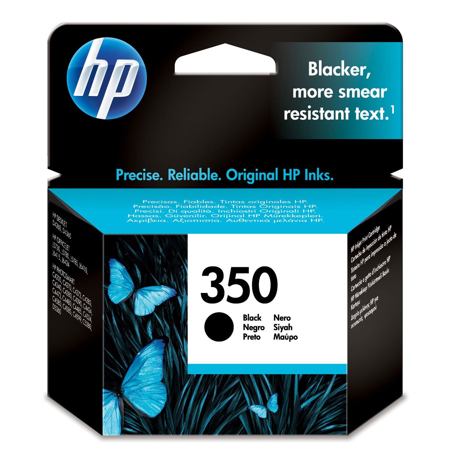 HP 350 schwarz Druckerpatrone 