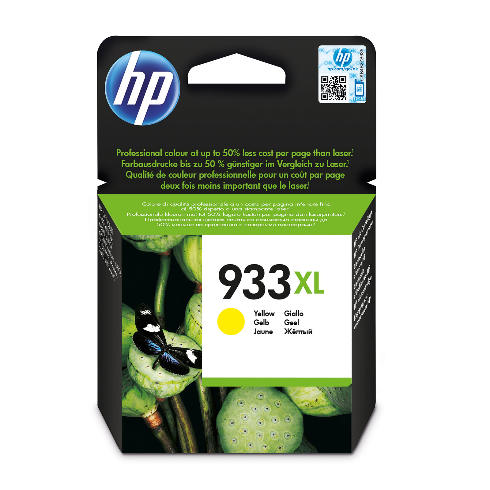 HP 933XL Druckerpatrone gelb 