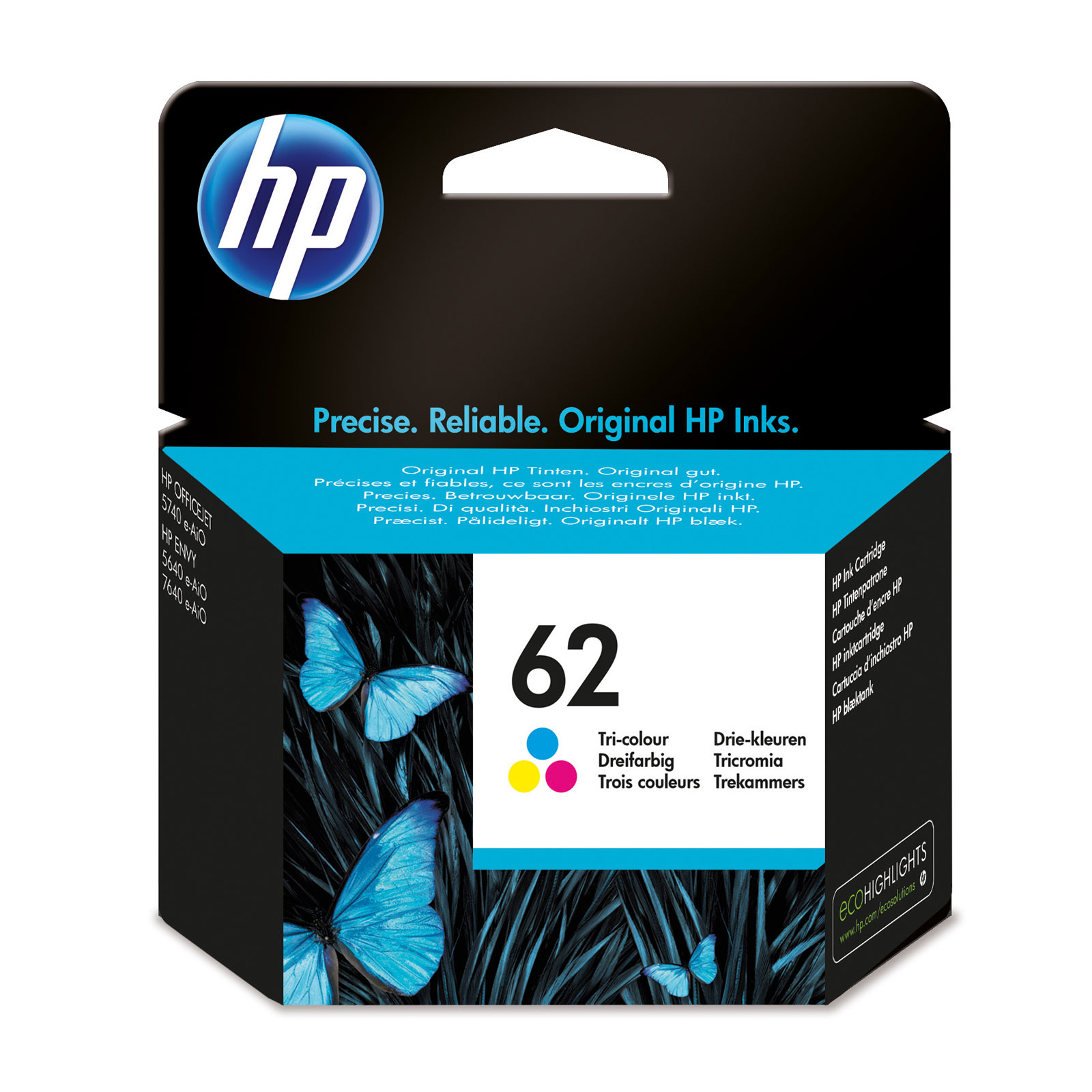 HP 62 cyan/magenta/gelb Druckerpatrone 