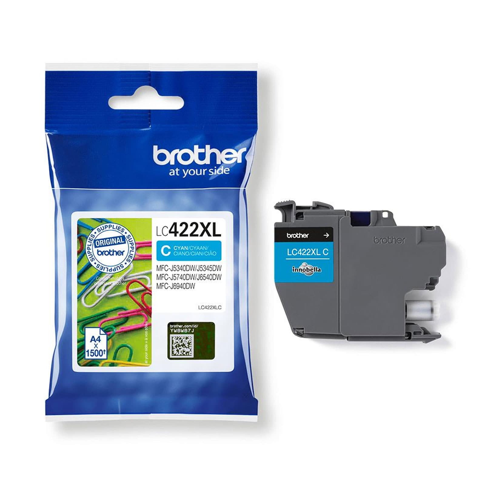 Brother LC422 XLC Druckerpatrone cyan 