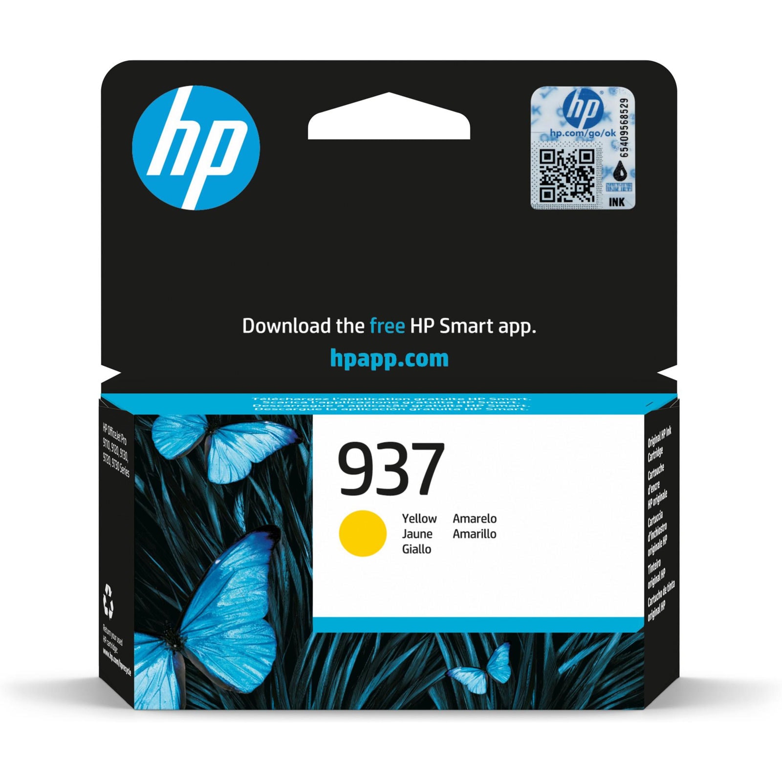 HP 937 Gelb Original Druckerpatrone 