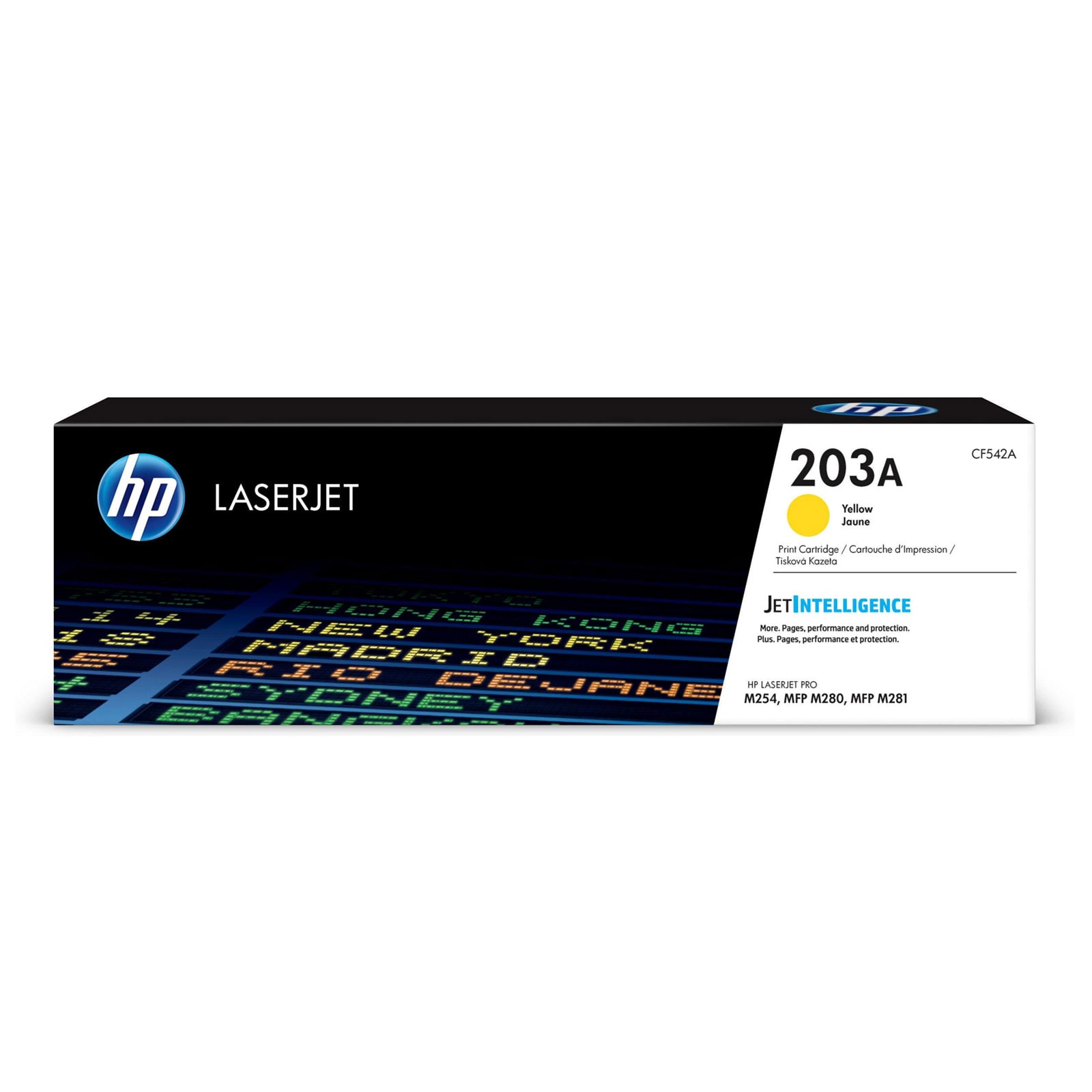 HP 203A CF542A Toner Gelb 