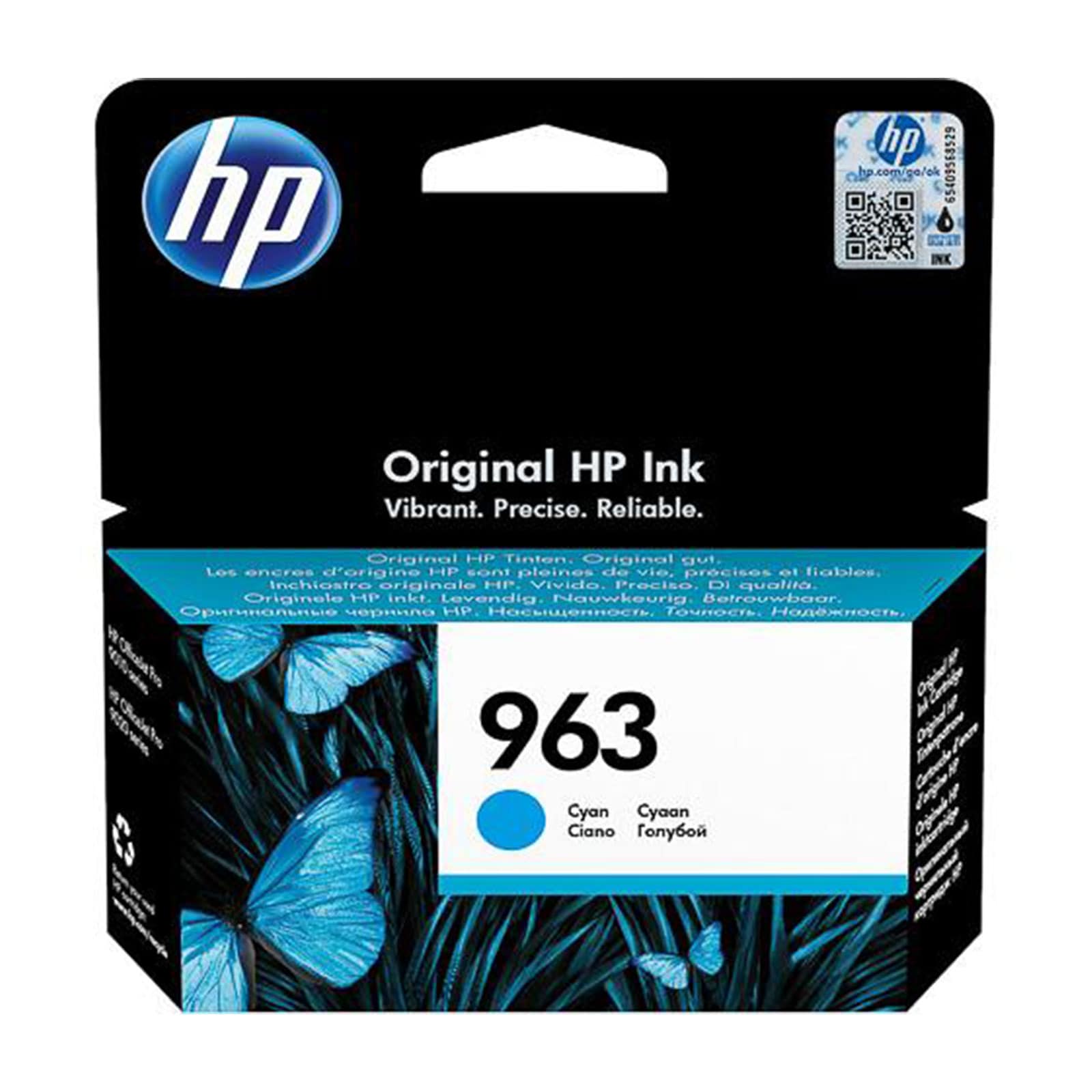 HP 963 Druckerpatrone cyan 