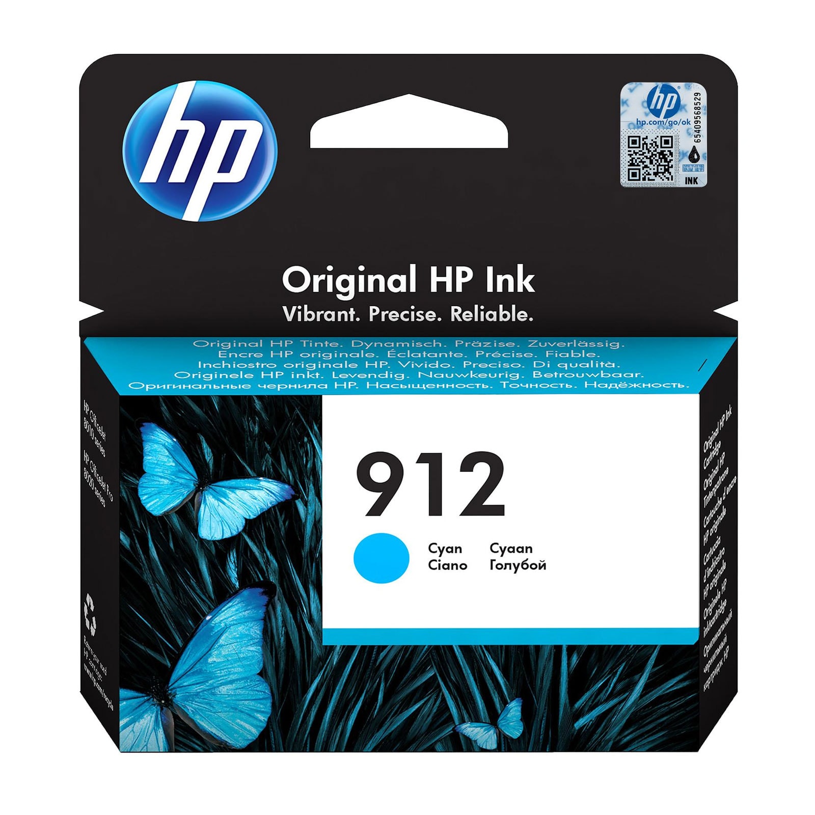 HP 912 cyan Druckerpatrone 