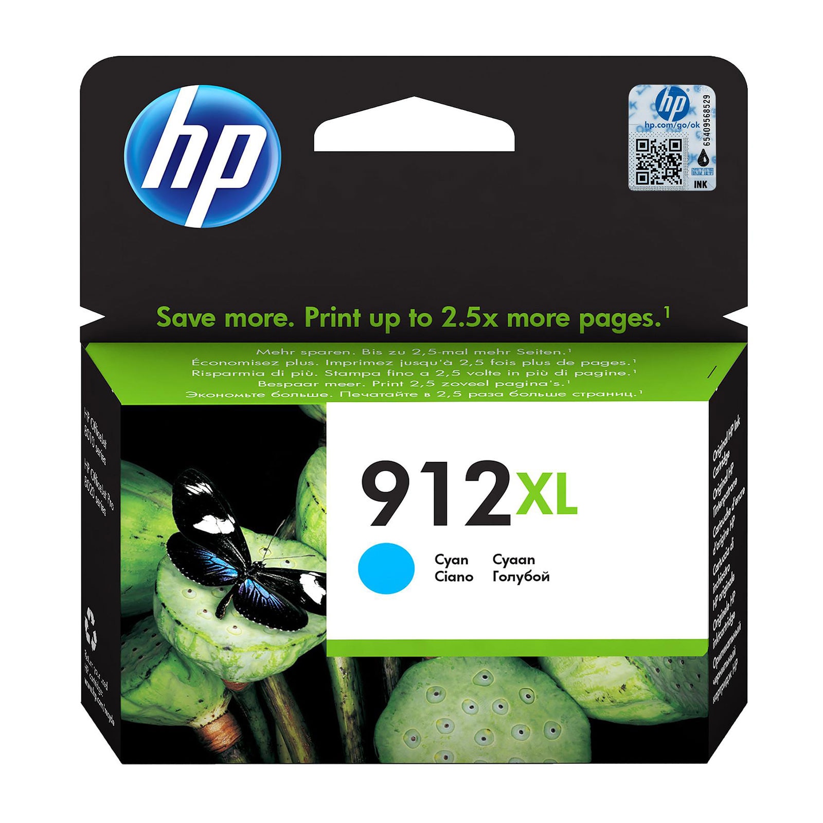 HP 912XL Druckerpatrone cyan 