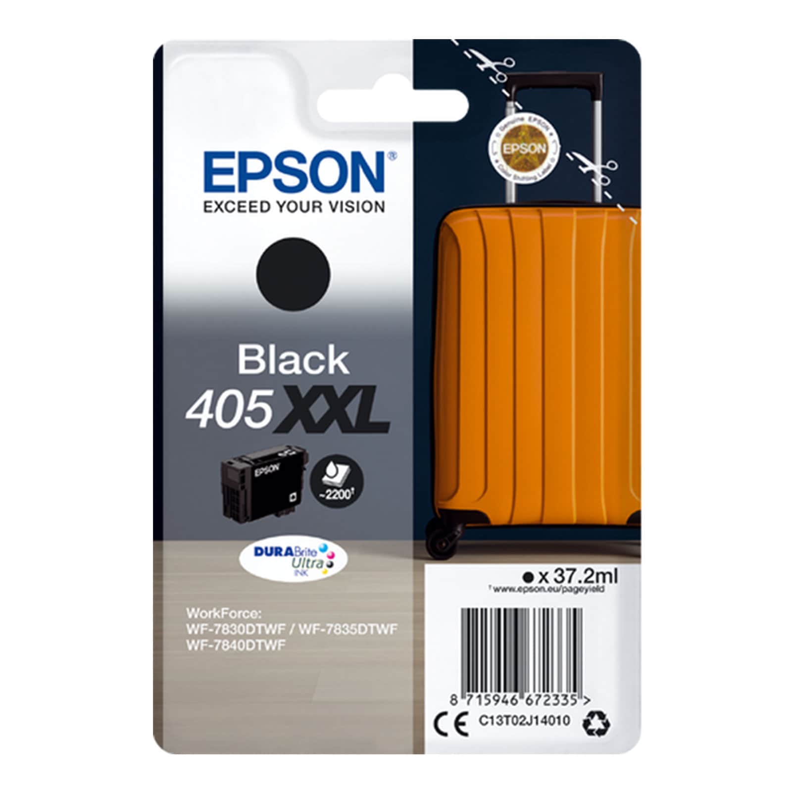Epson 405XXL Koffer Druckerpatrone Schwarz 