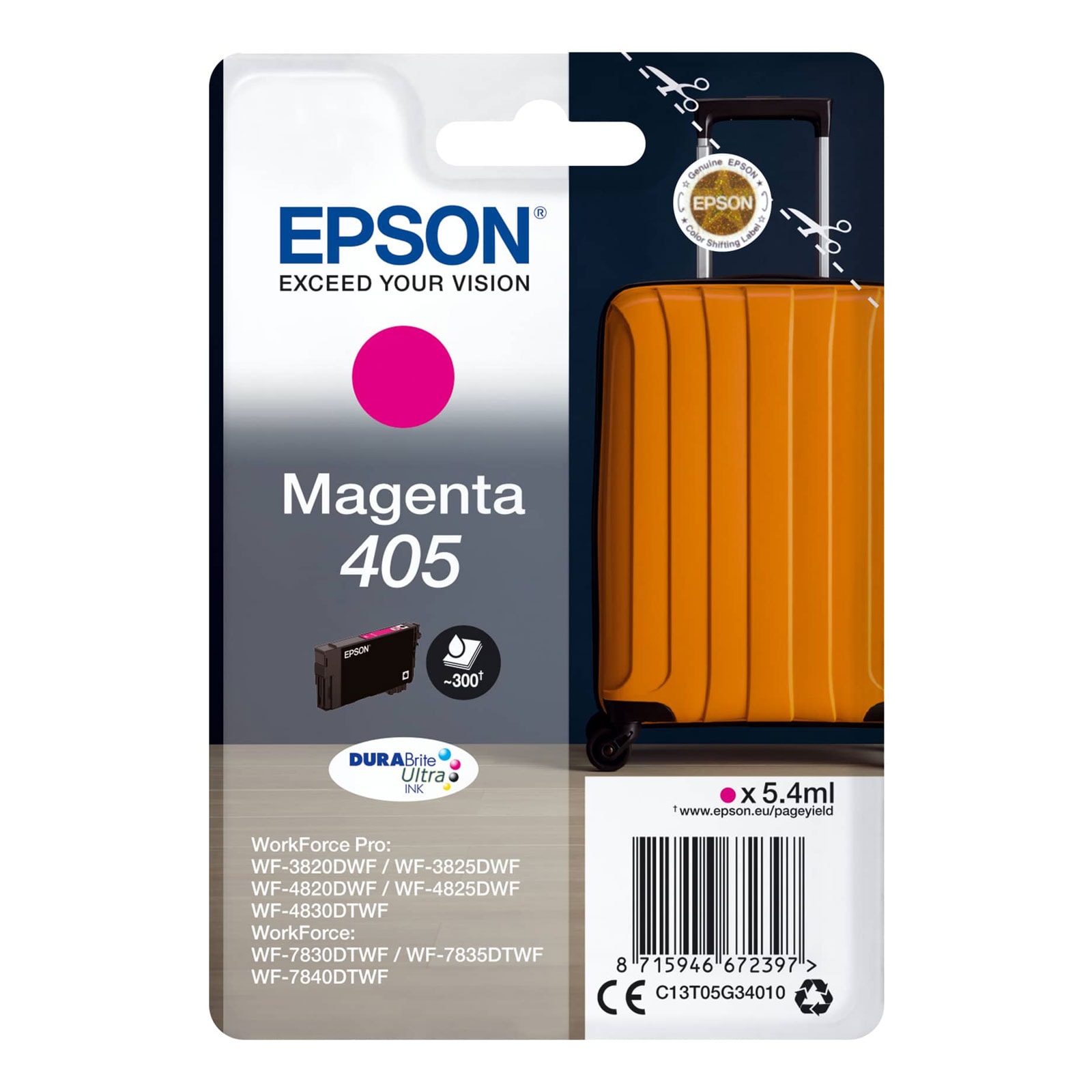 Epson 405 Koffer Druckerpatrone Magenta 