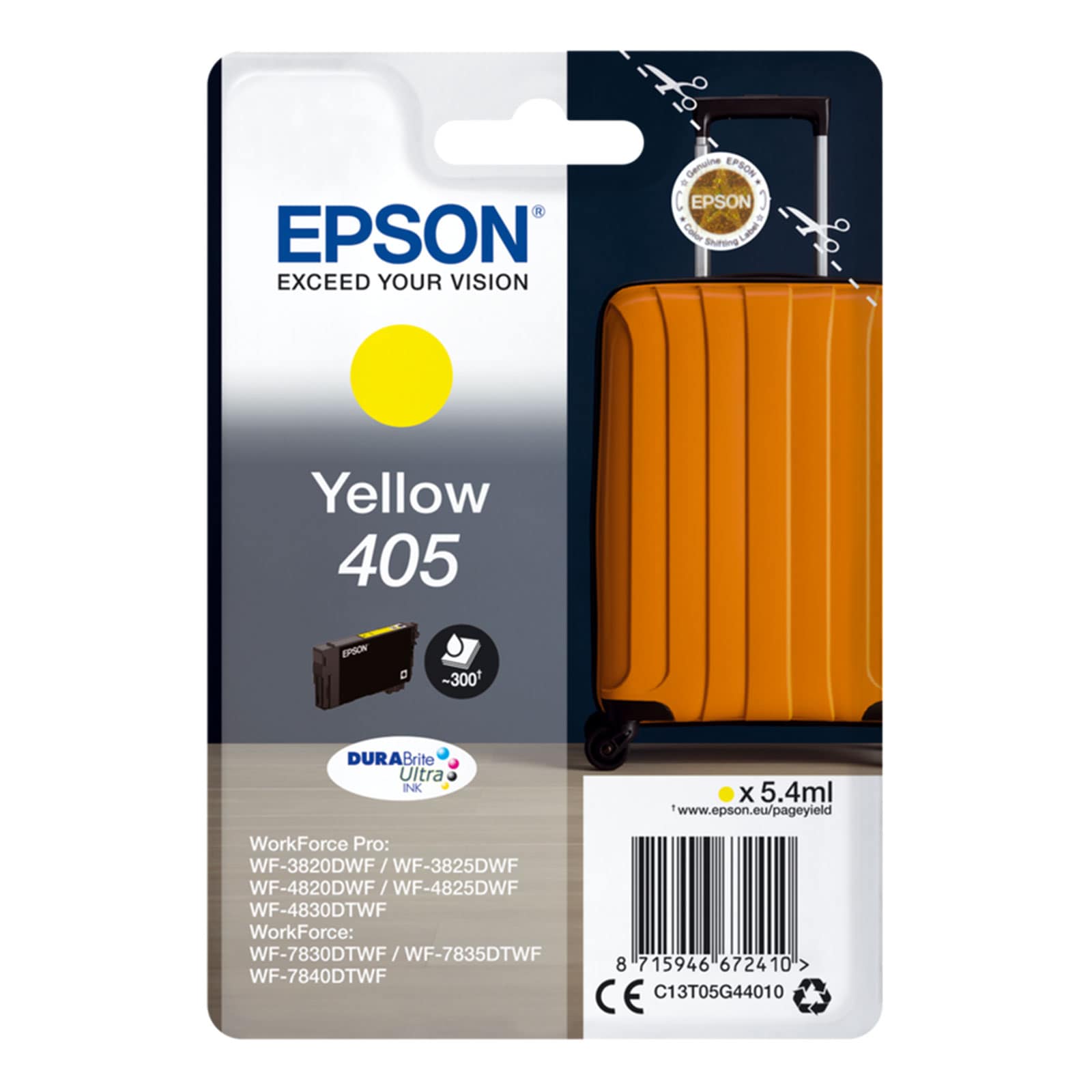 Epson 405 Koffer Druckerpatrone Gelb 