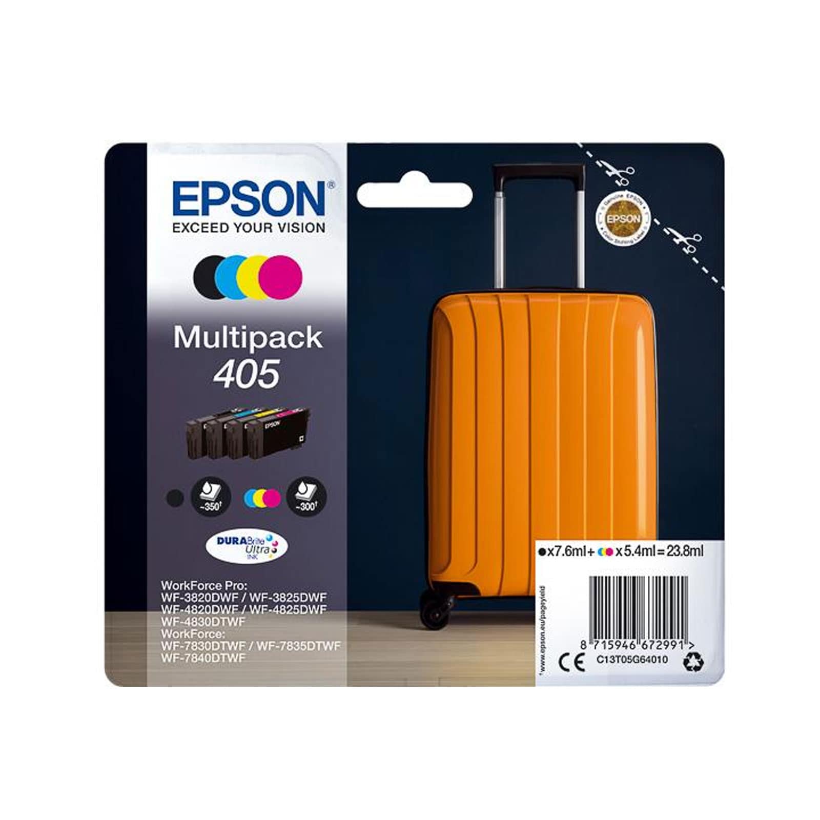 Epson 4-colours Multipack 405 Koffer Druckerpatrone 