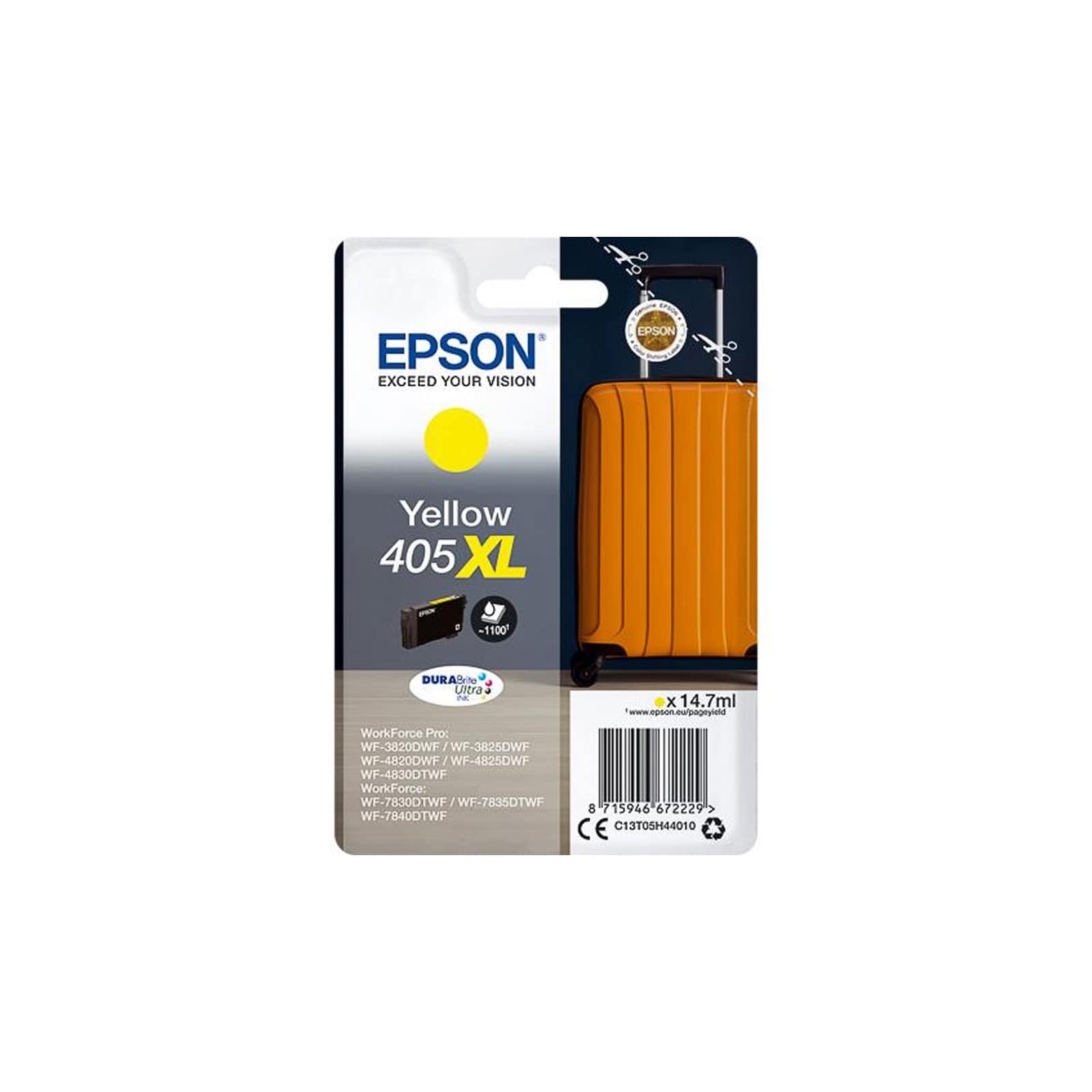 Epson 405XL Koffer gelb Druckerpatrone 