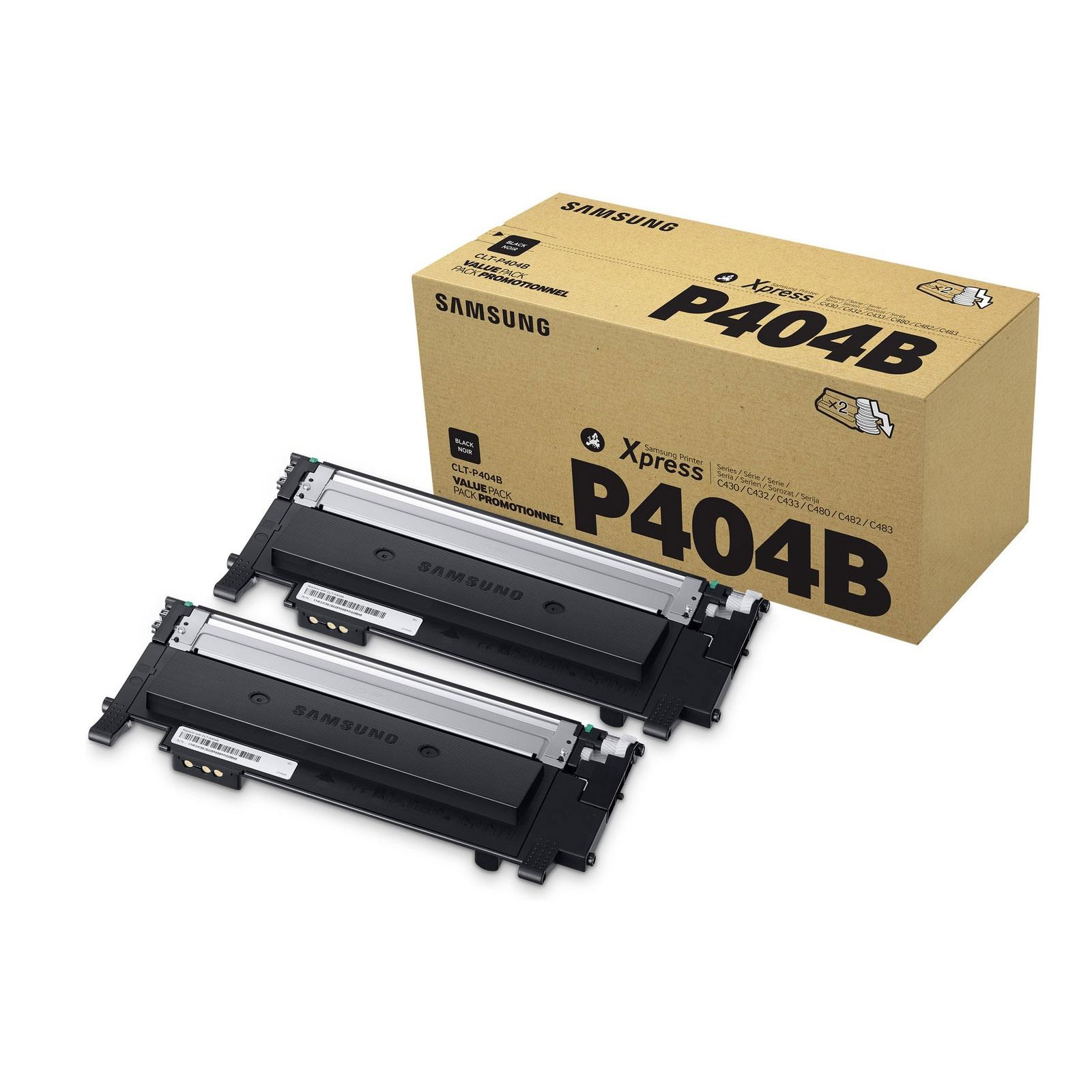 Samsung CLT-P404B Twin Pack schwarz Toner 