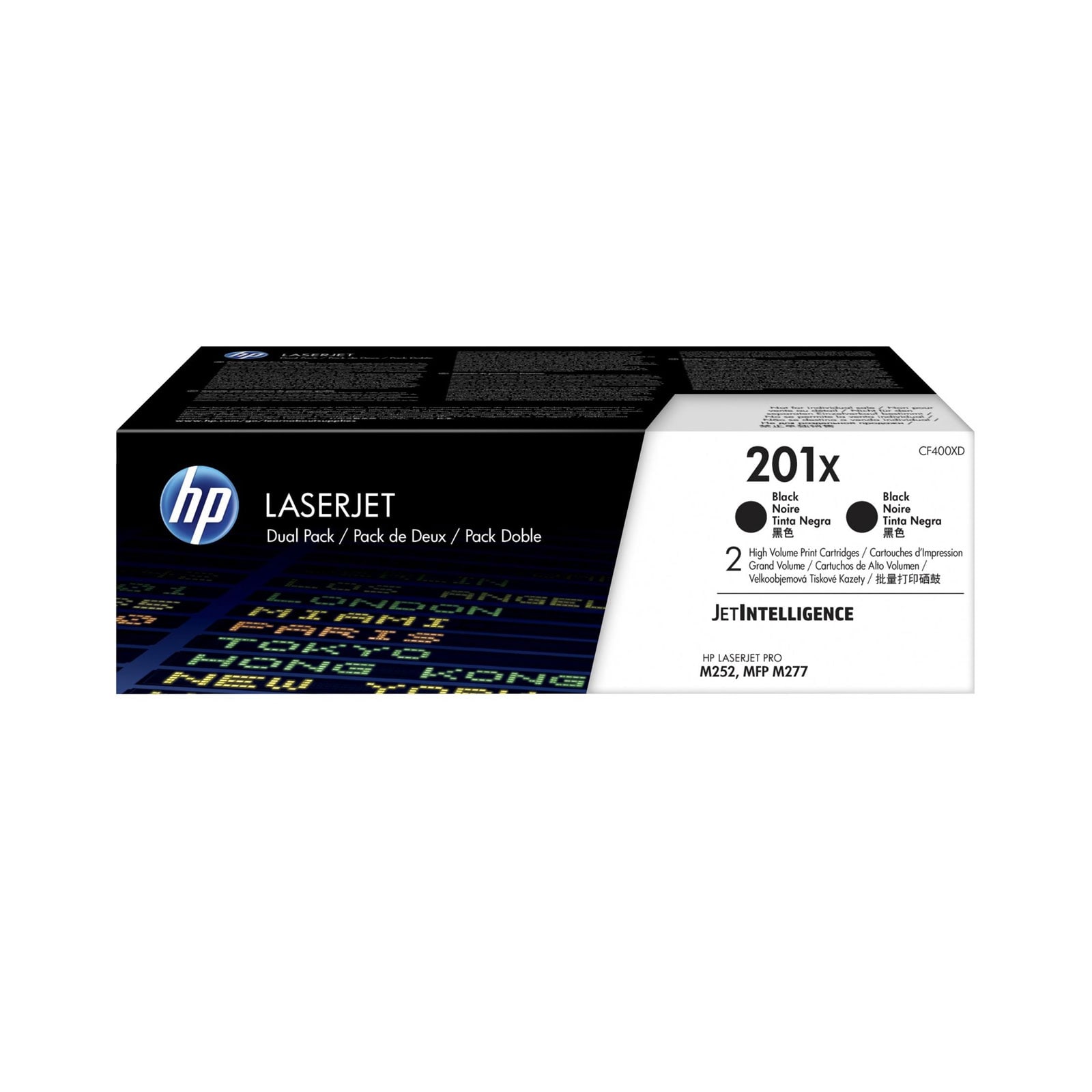 HP 201X 2er-Pack schwarz Toner 